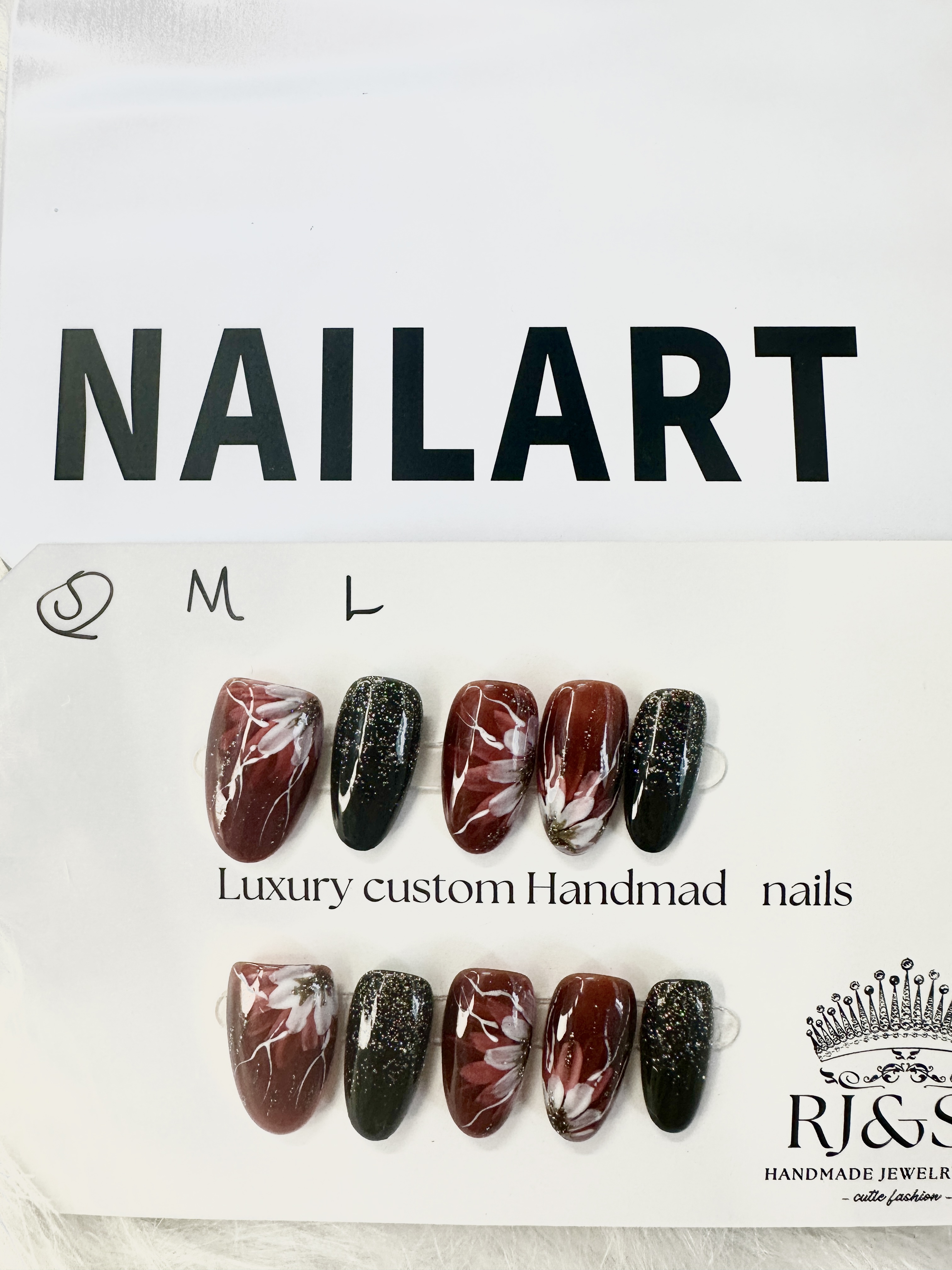 Crimson Elegance Press-On Nails