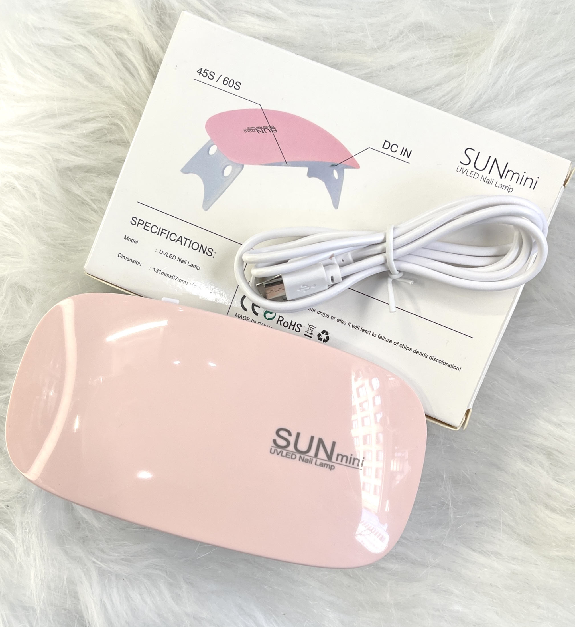 Plug-in UV/LED Portable Nail Lamp — Blue Light Curing Dryer