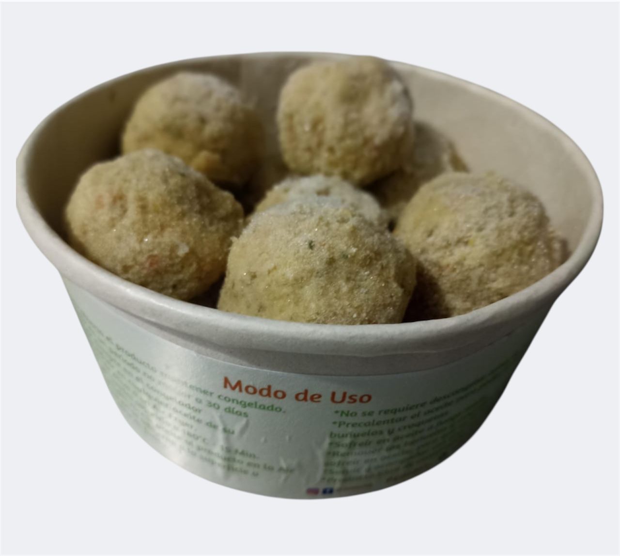 Croquetas de lentejas sin relleno x 12 unid 32g