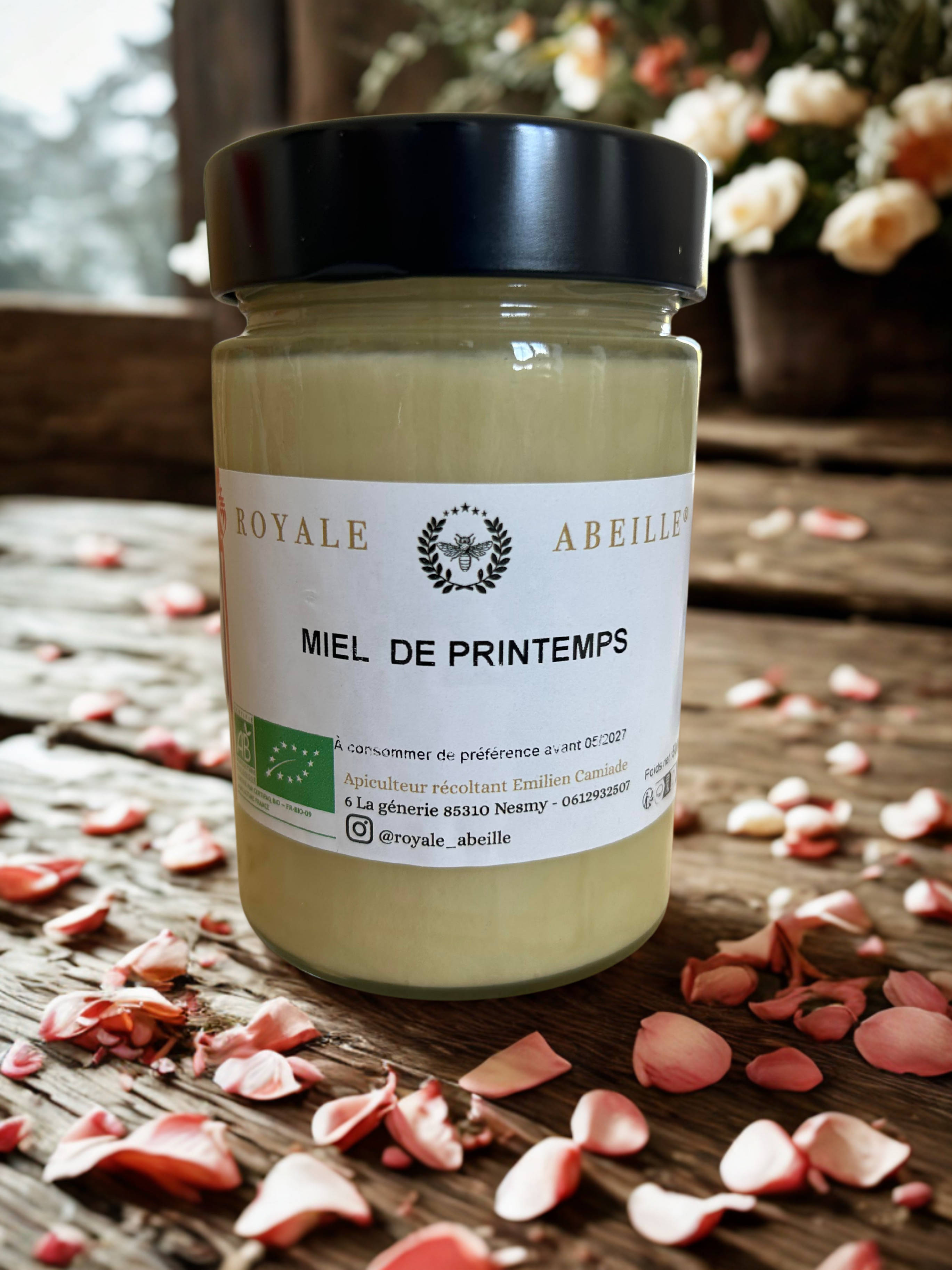 Miel de printemps bio 500g