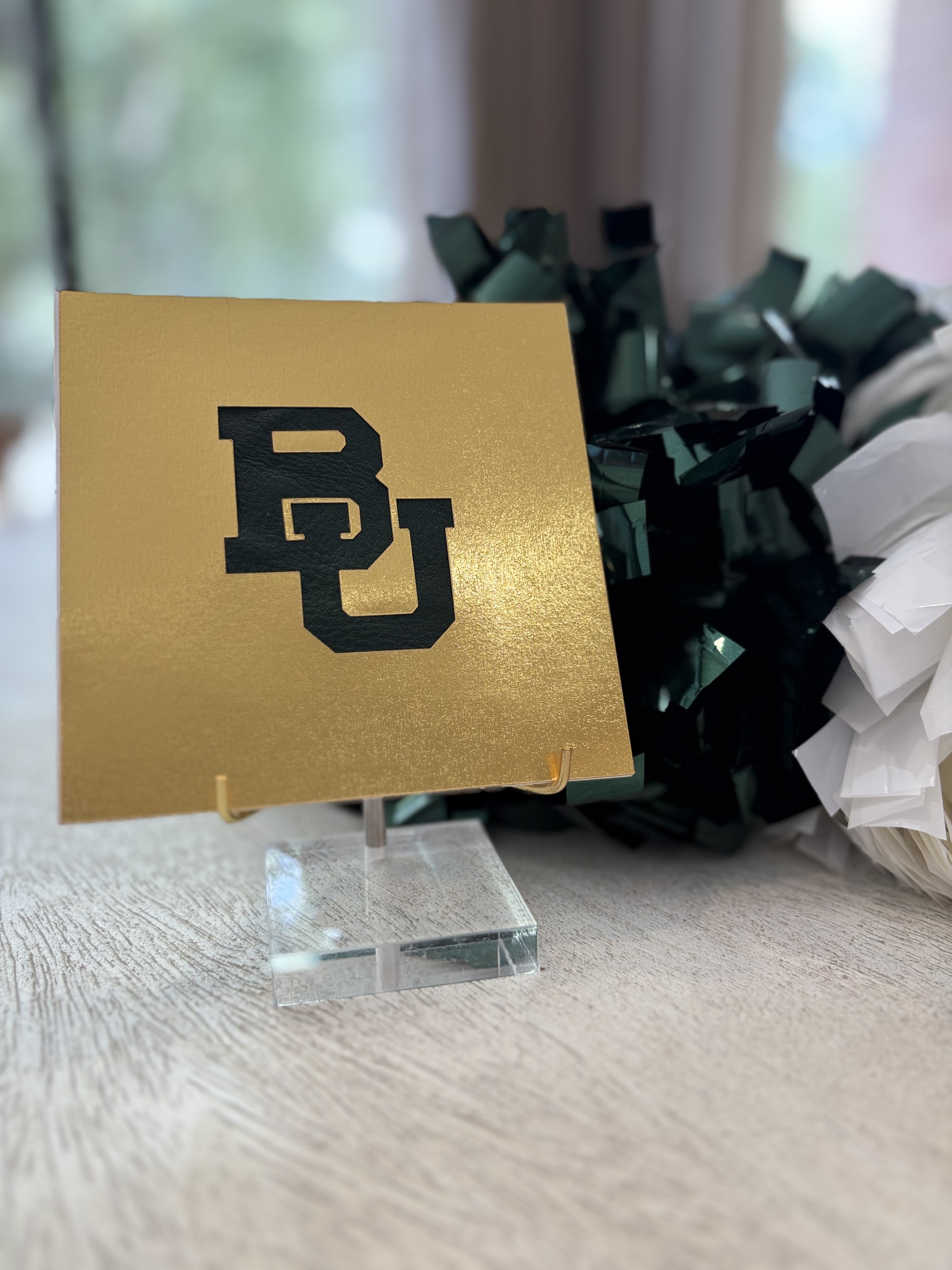 Green & Gold "BU"