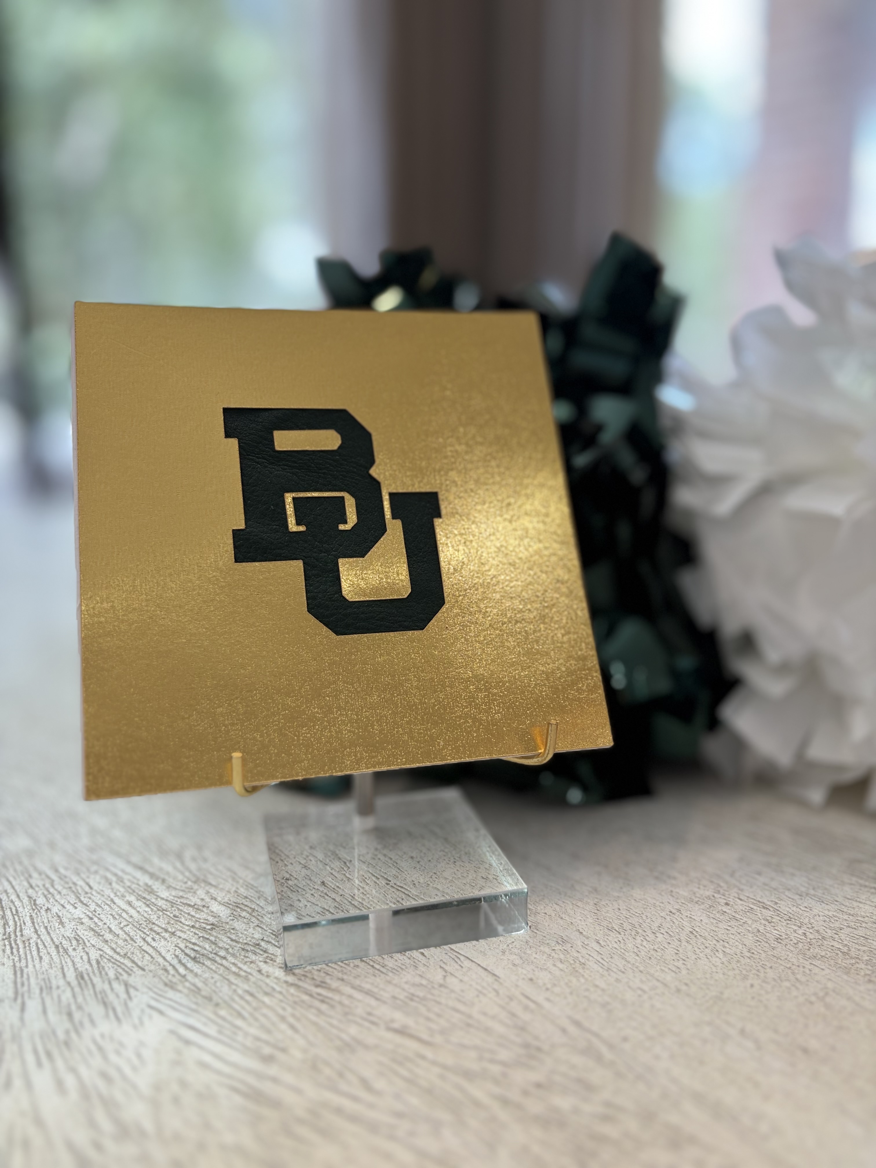Green & Gold "BU"