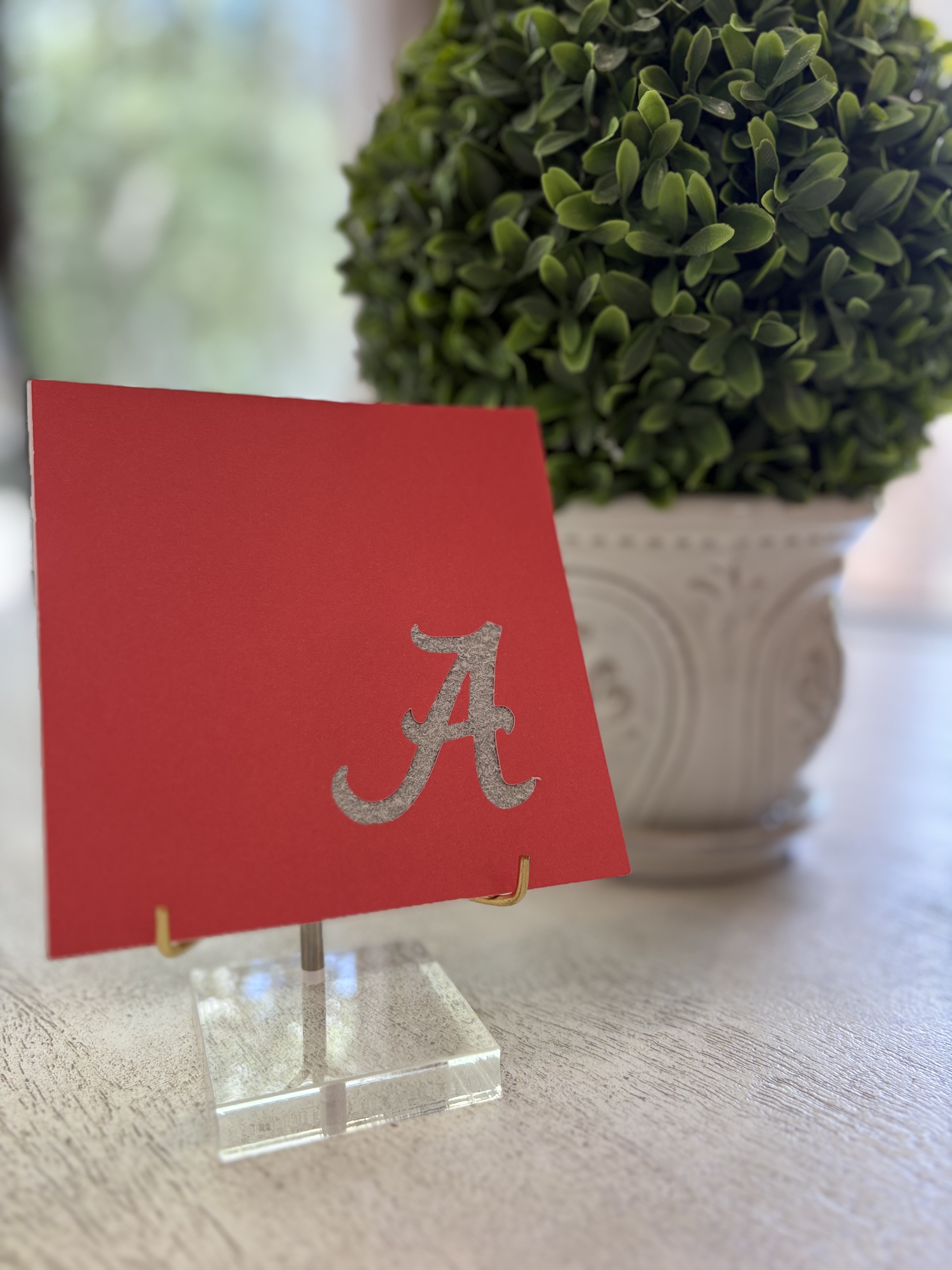 Red & White "A"