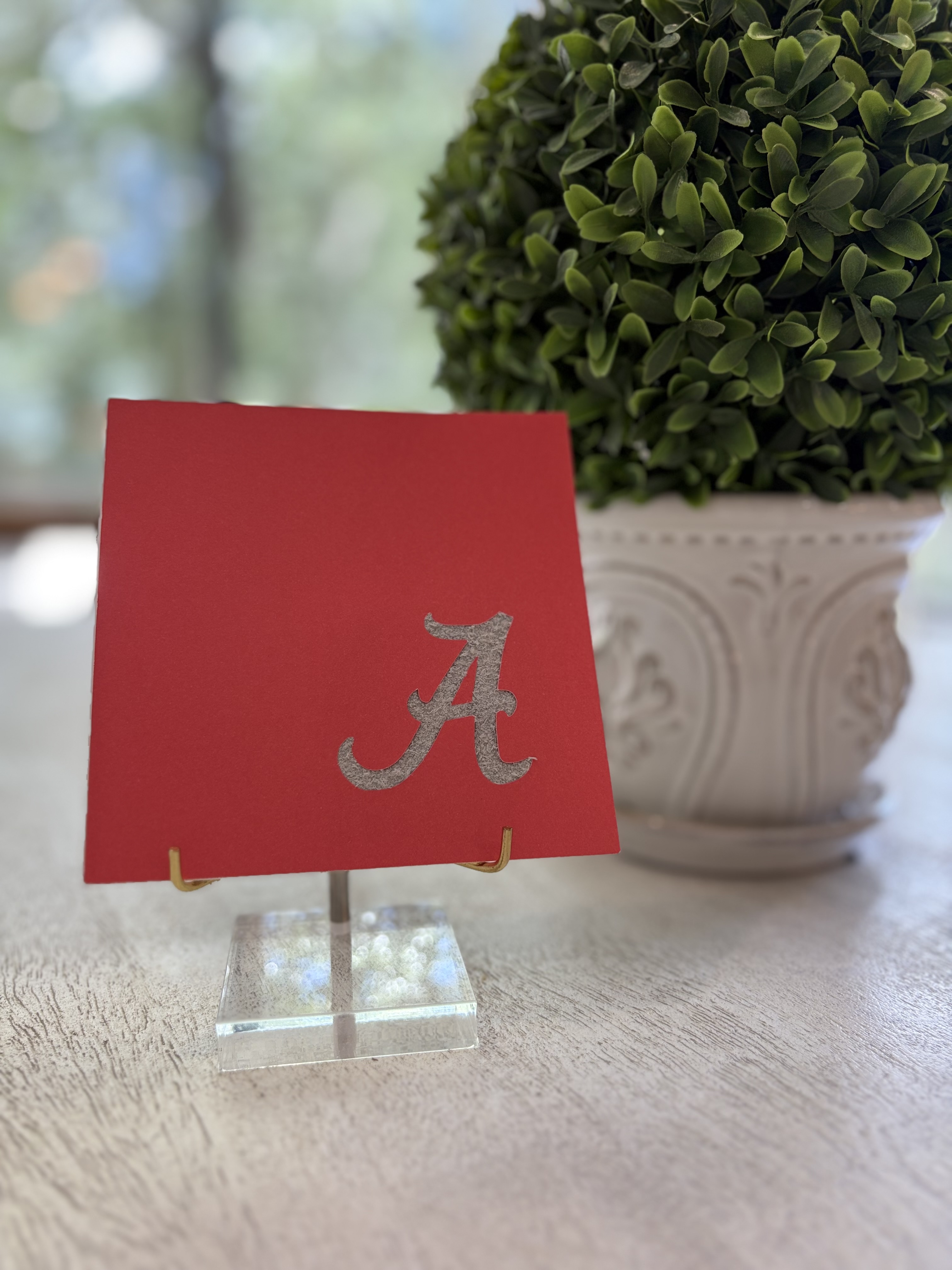 Red & White "A"