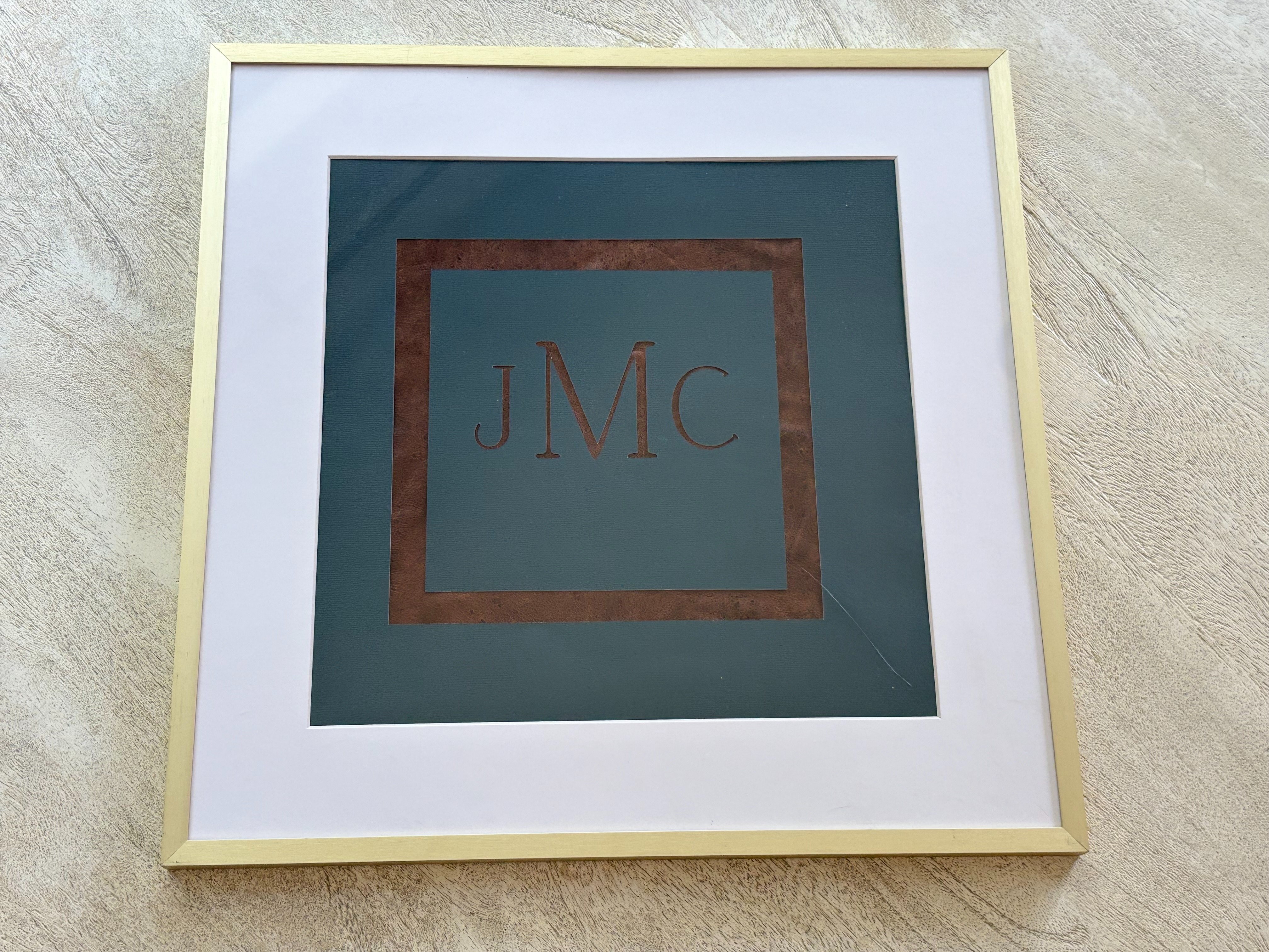 16" x 16" Monogram Frame