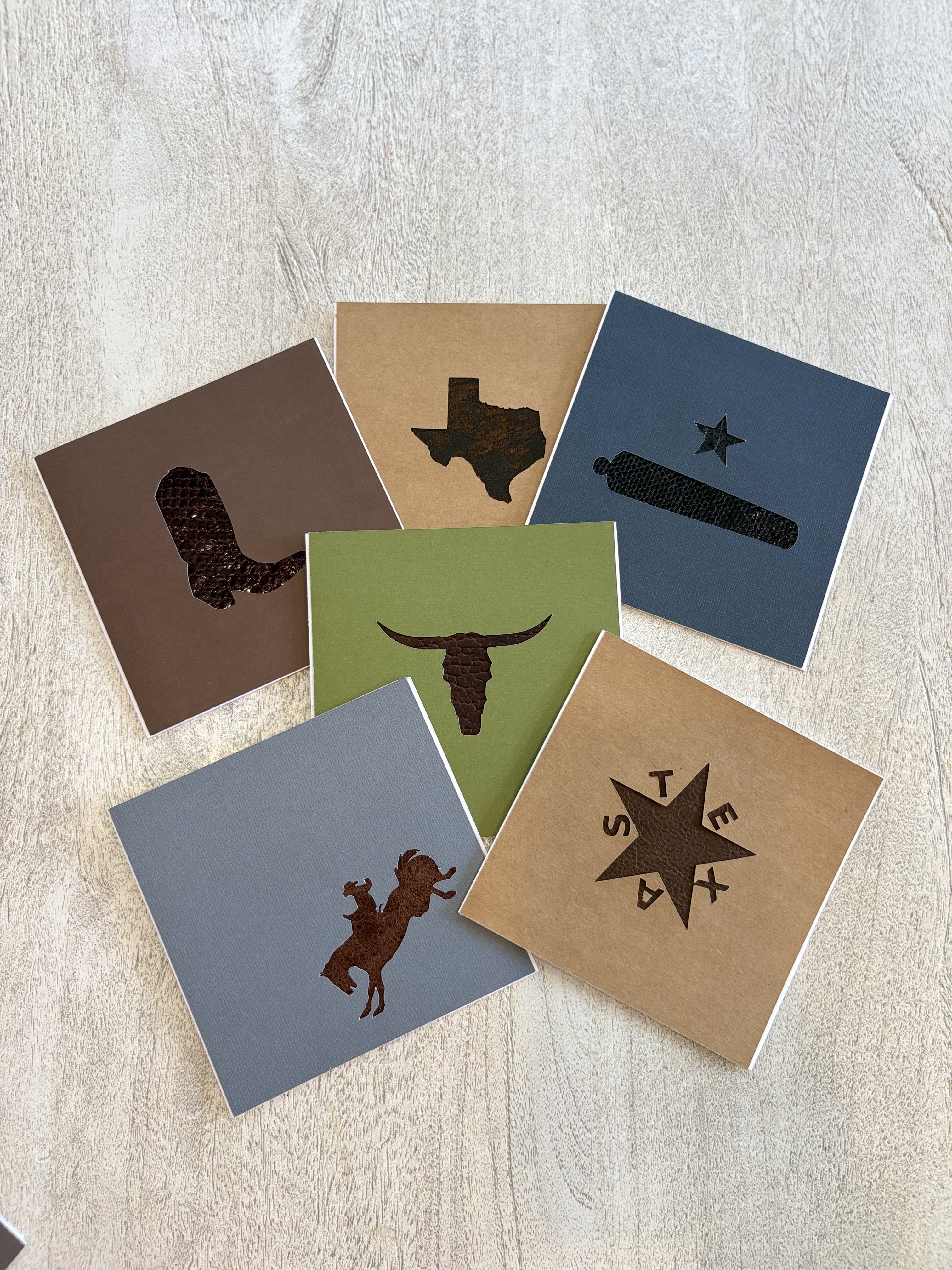 6pcs Western Card Set