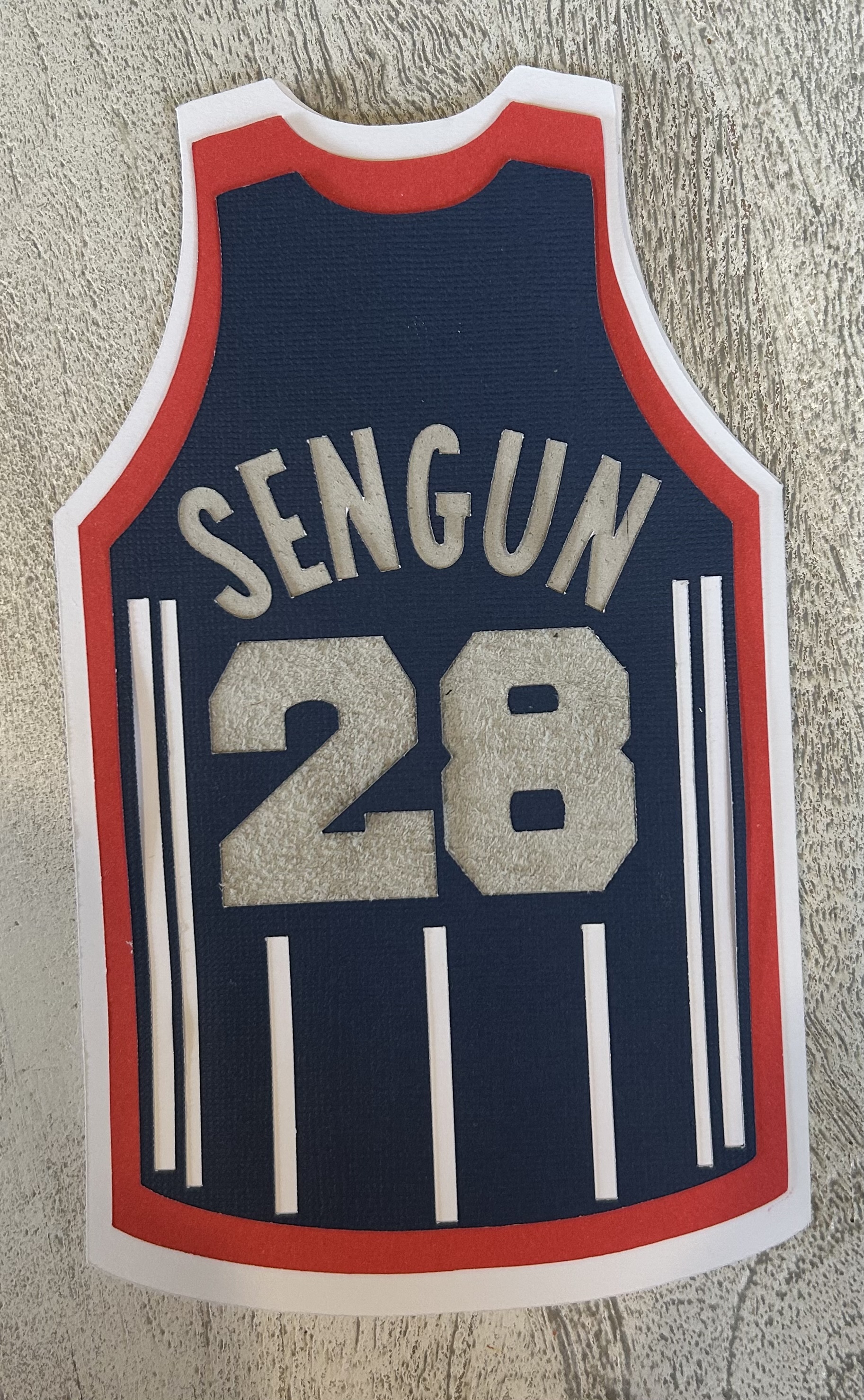 Custom Jersey Card