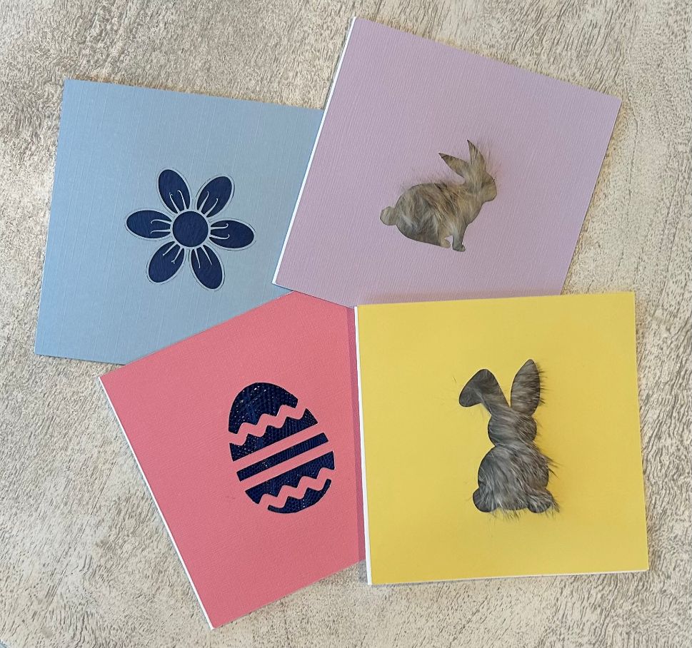 4pcs Easter Card Set