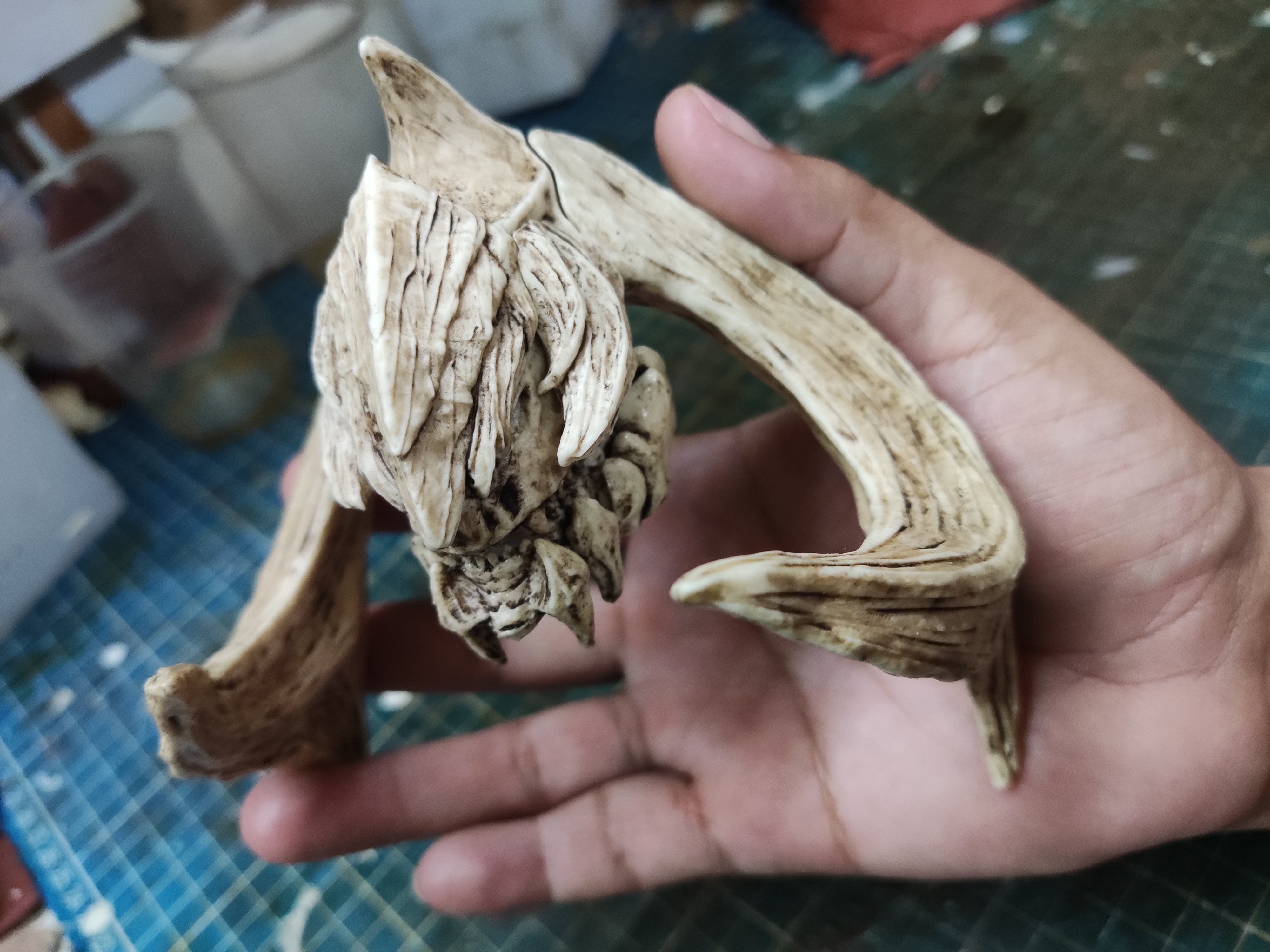 Arkveld Skull Monster Hunter Wilds PETIT SIZE