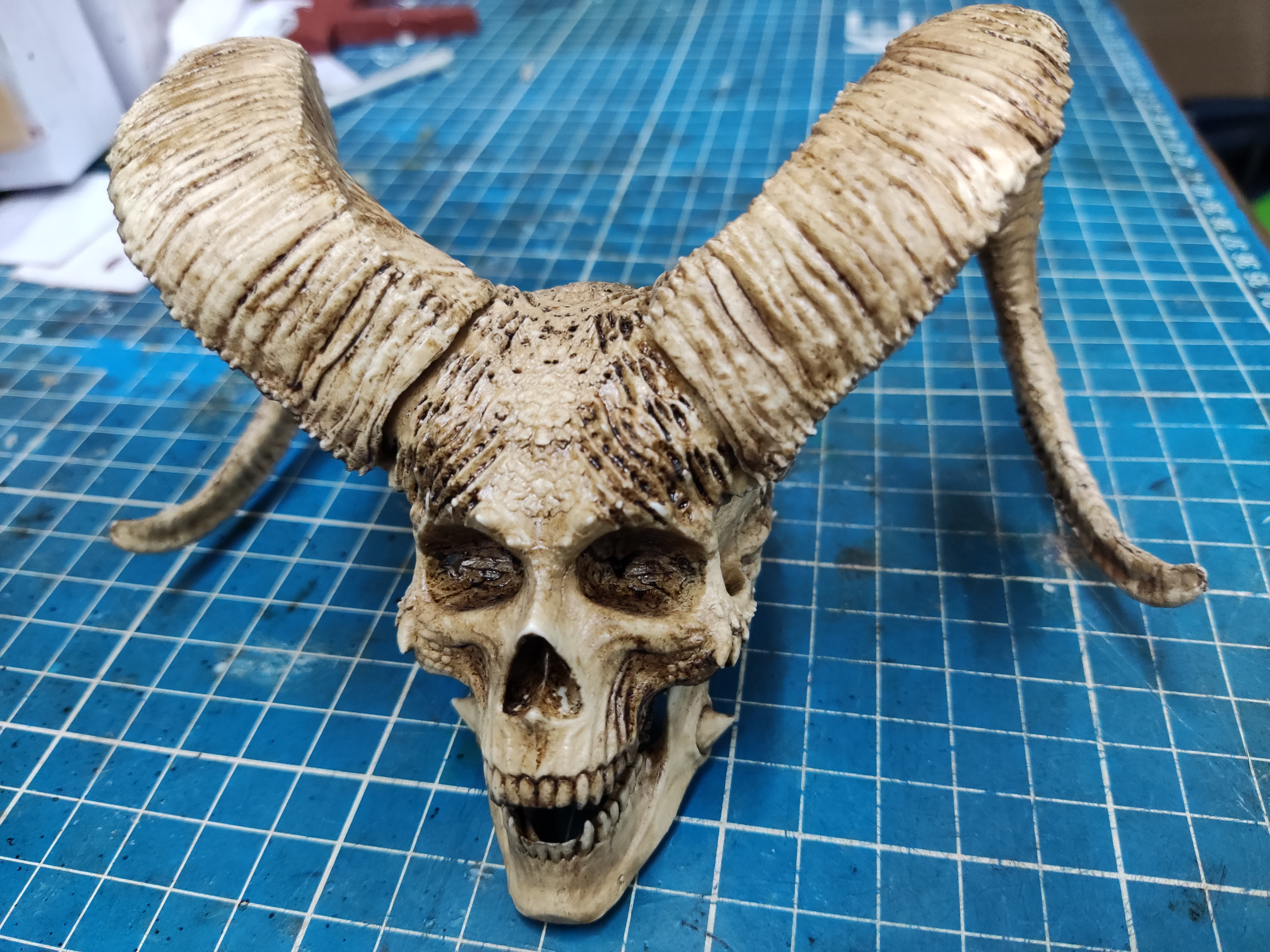 1/3 Scale Devil Skull moveable jaw