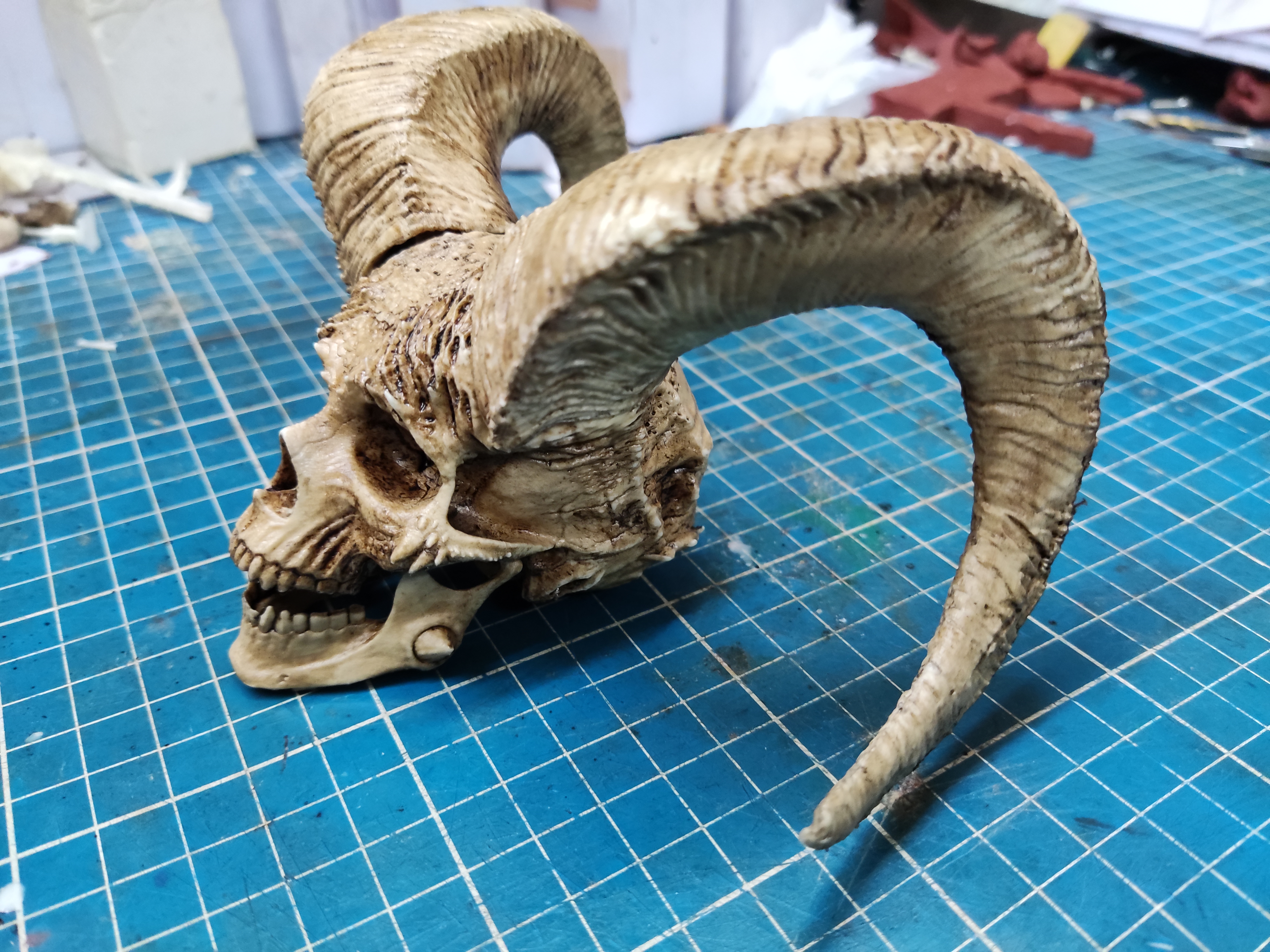 1/3 Scale Devil Skull moveable jaw