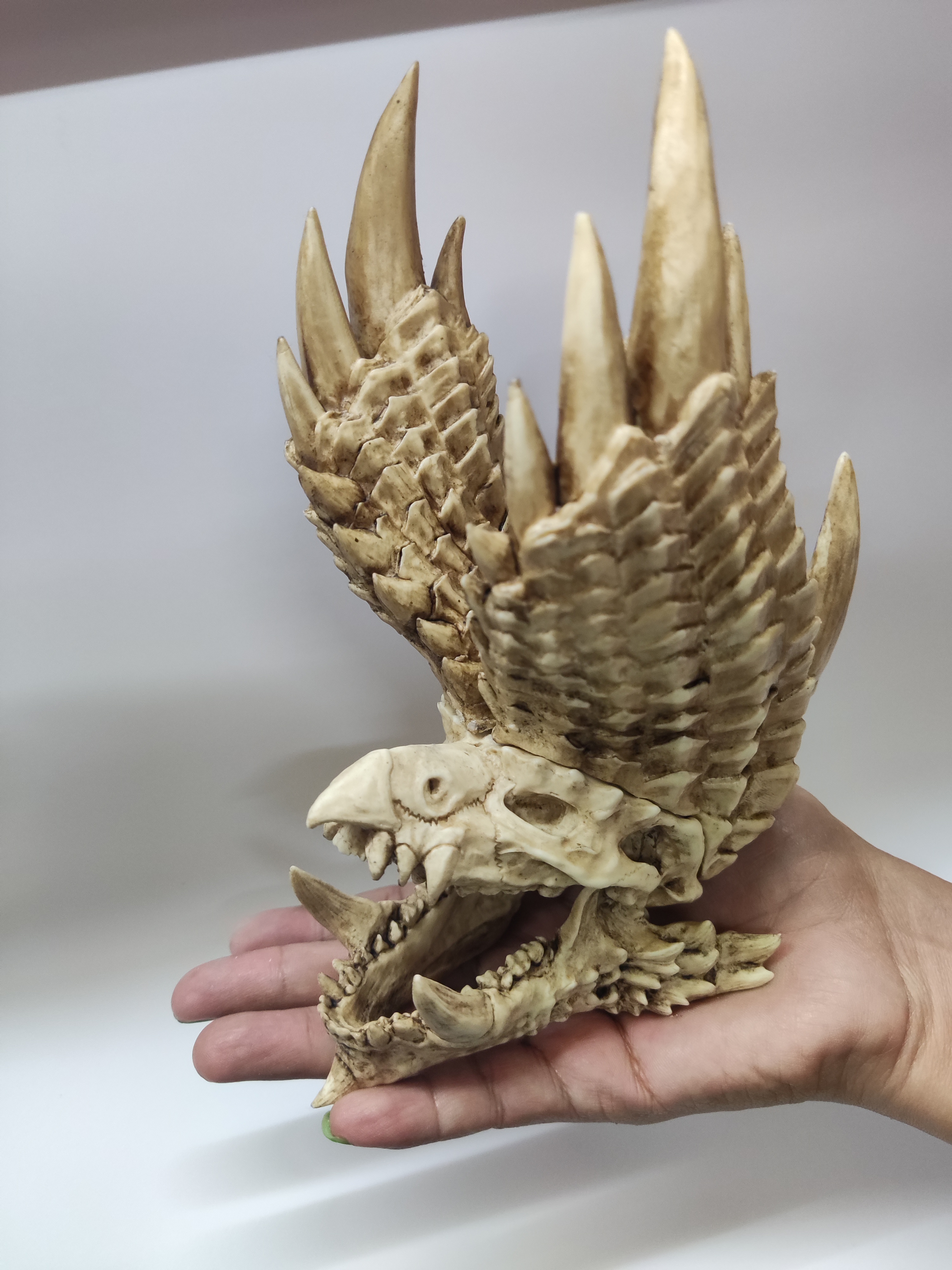 Alatreon Skull (Monster Hunter) Articulated Jaw