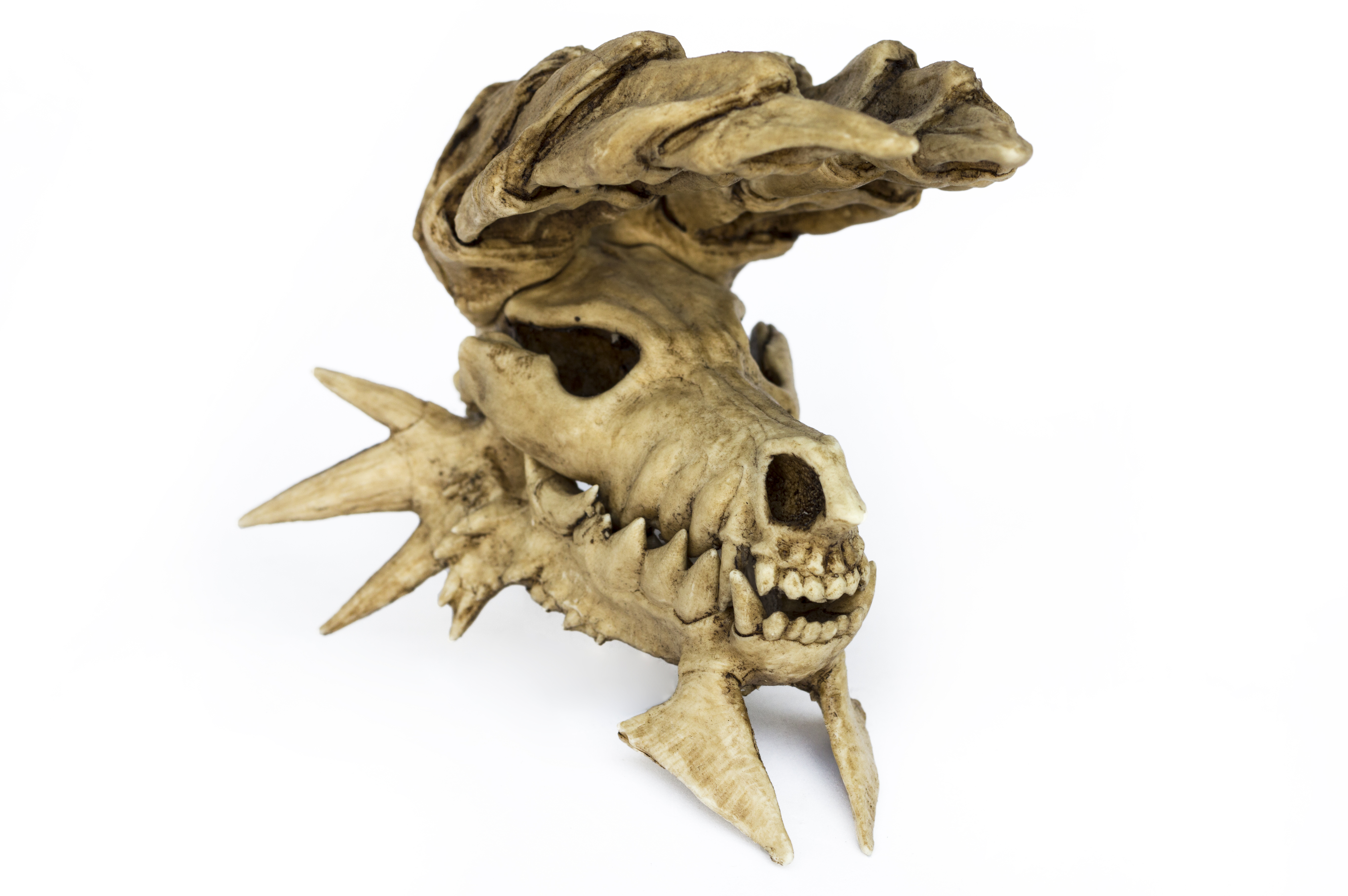 Zinogre Skull Sculpture. Monster Hunter. Resin art. Zinogre 