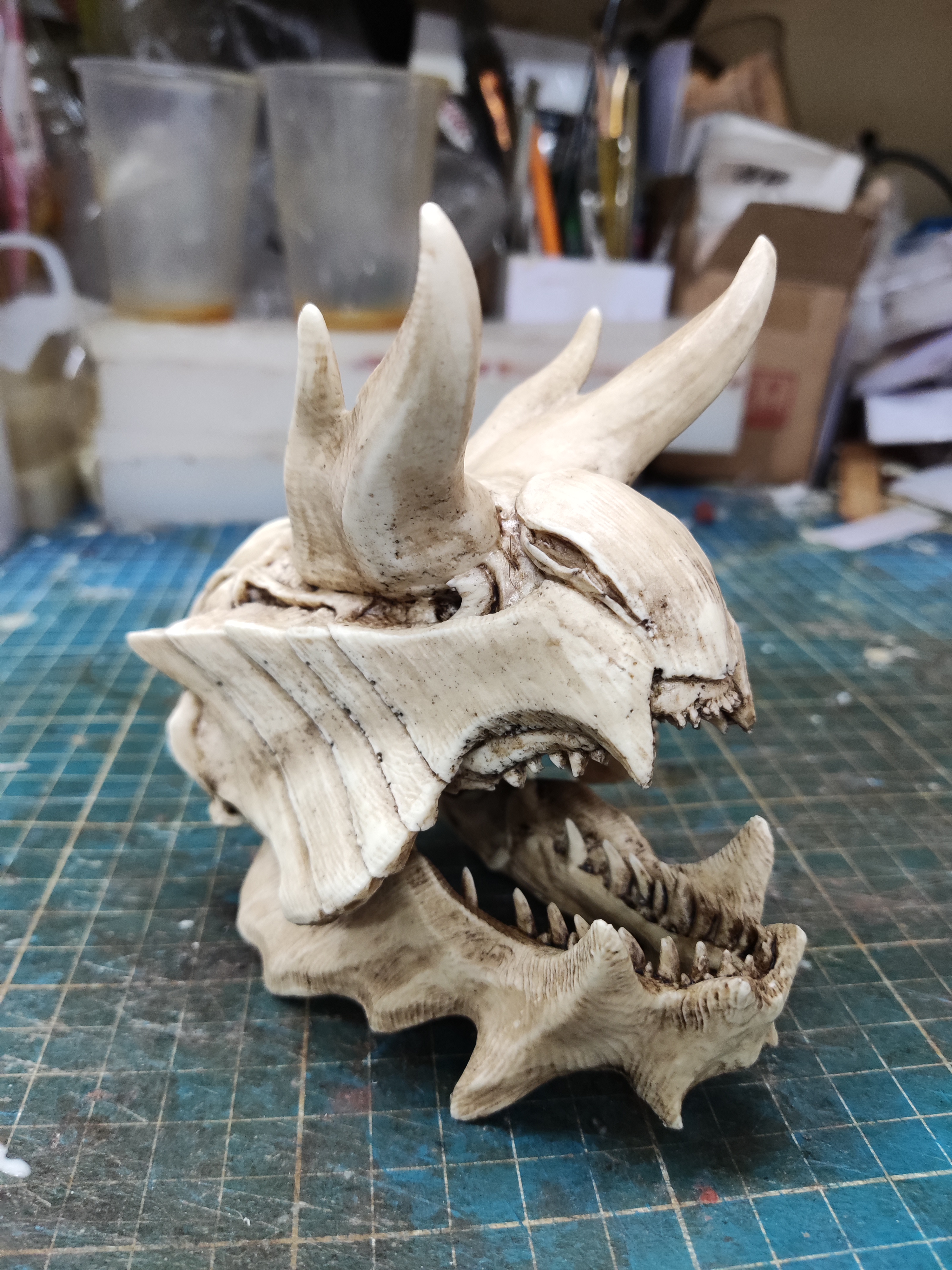 Glavenus Skull "Monster Hunter" articulated Jaw