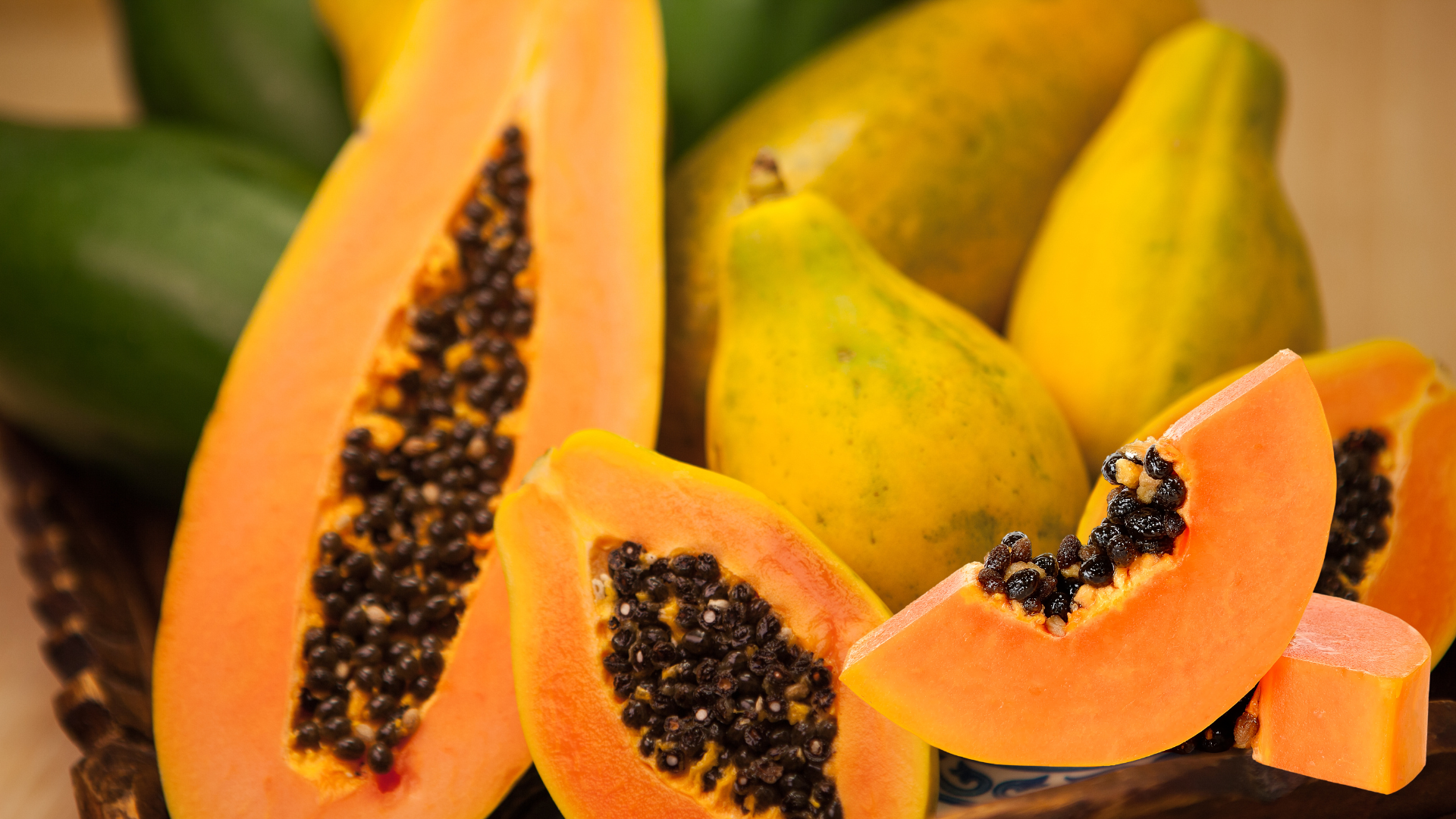 Papayas frescas