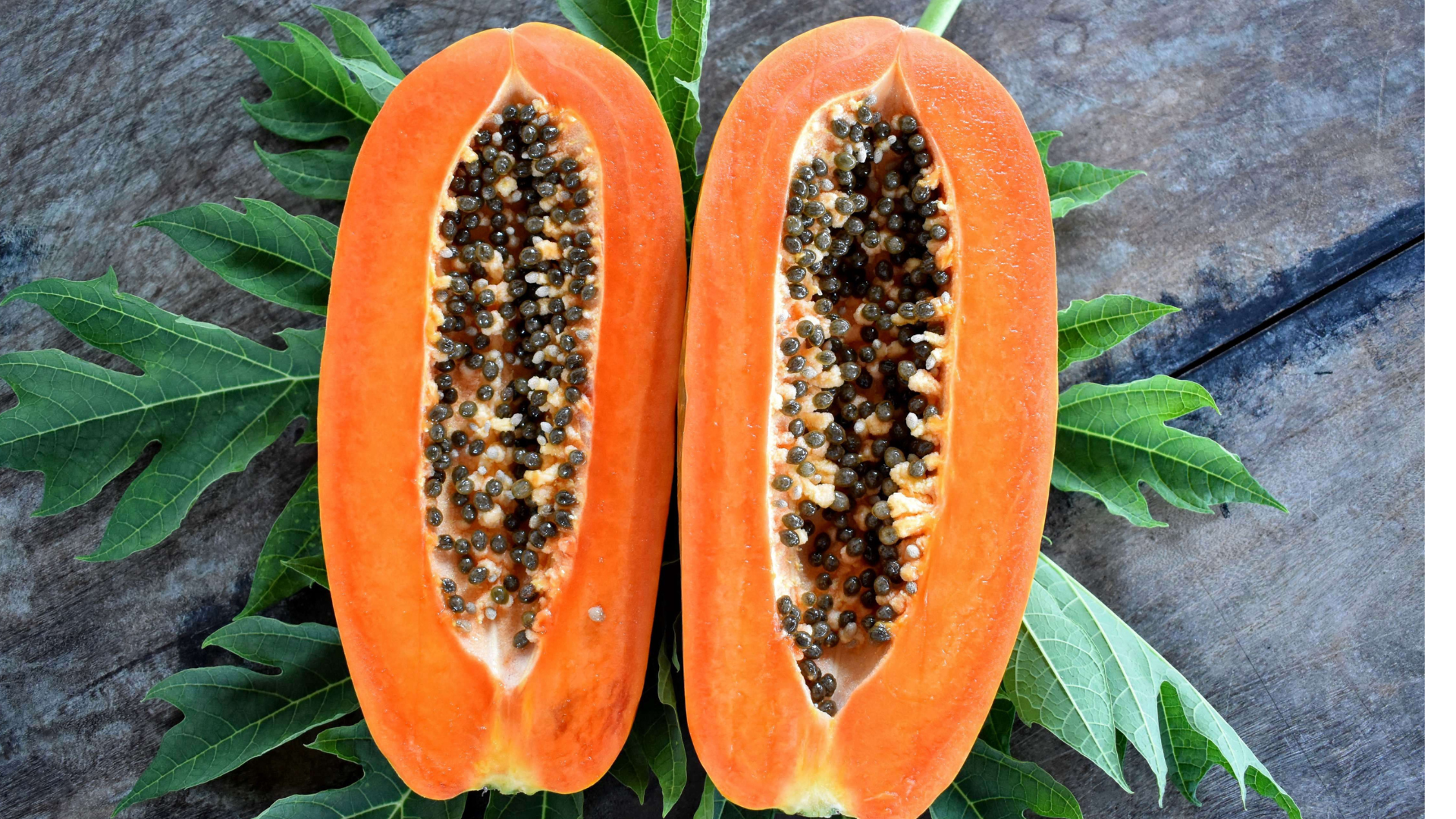 Papayas frescas