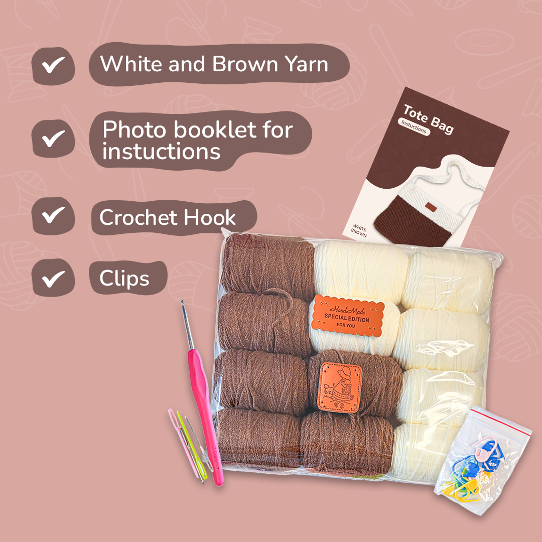 Tote Bag Crochet DIY Kit