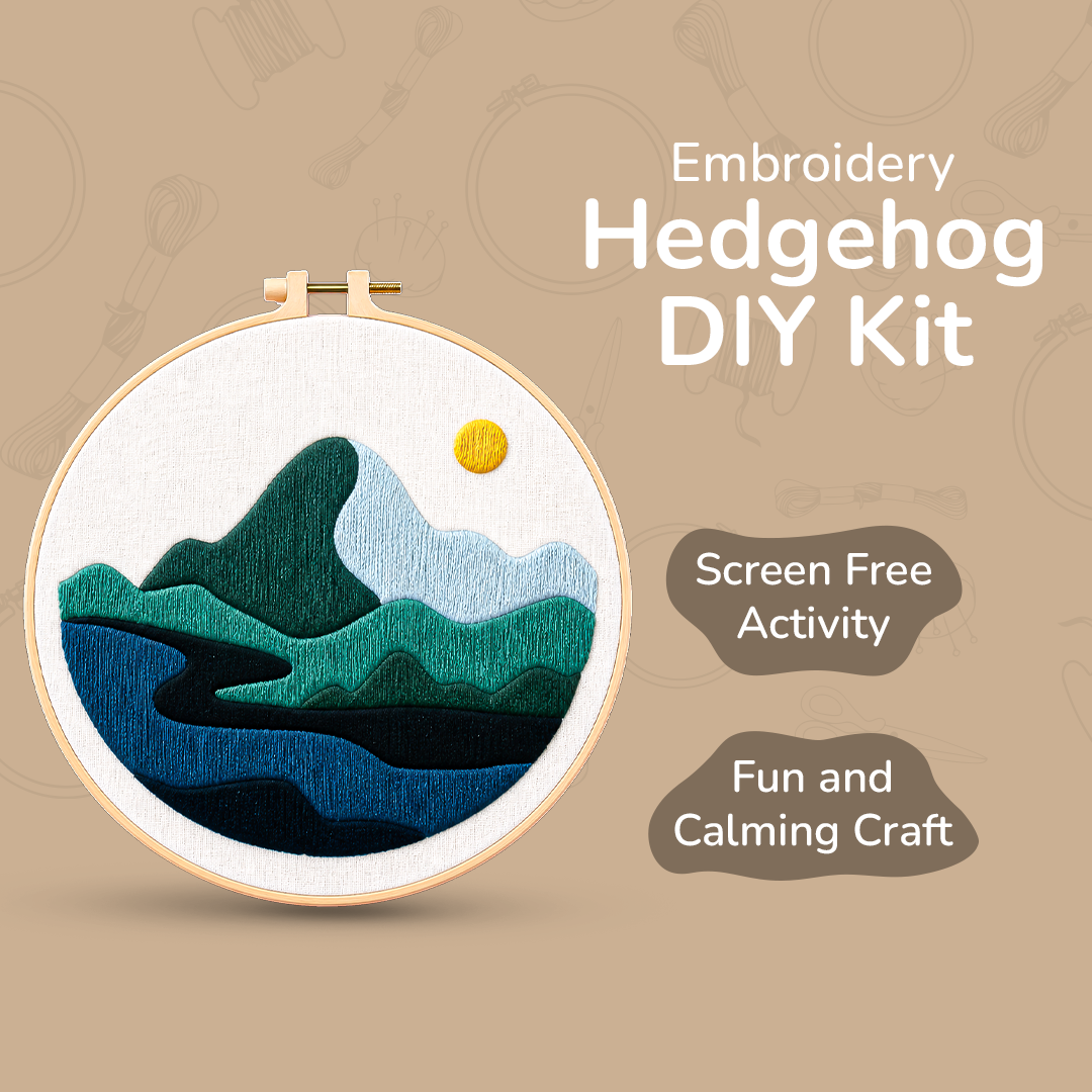 Embroidery DIY Kit — Mountain Scenery