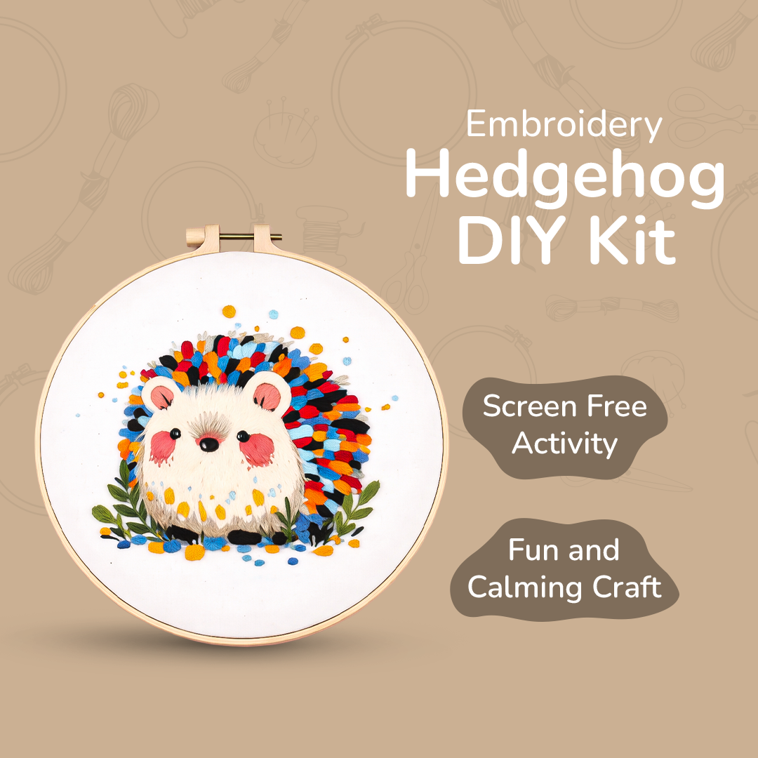 Embroidery DIY Kit — Hedgehog
