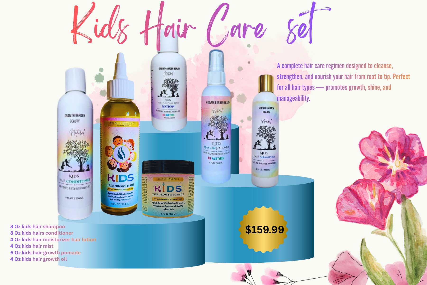 Kids Hair Care Set