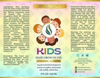 4 oz Kids Hair Growth Oil