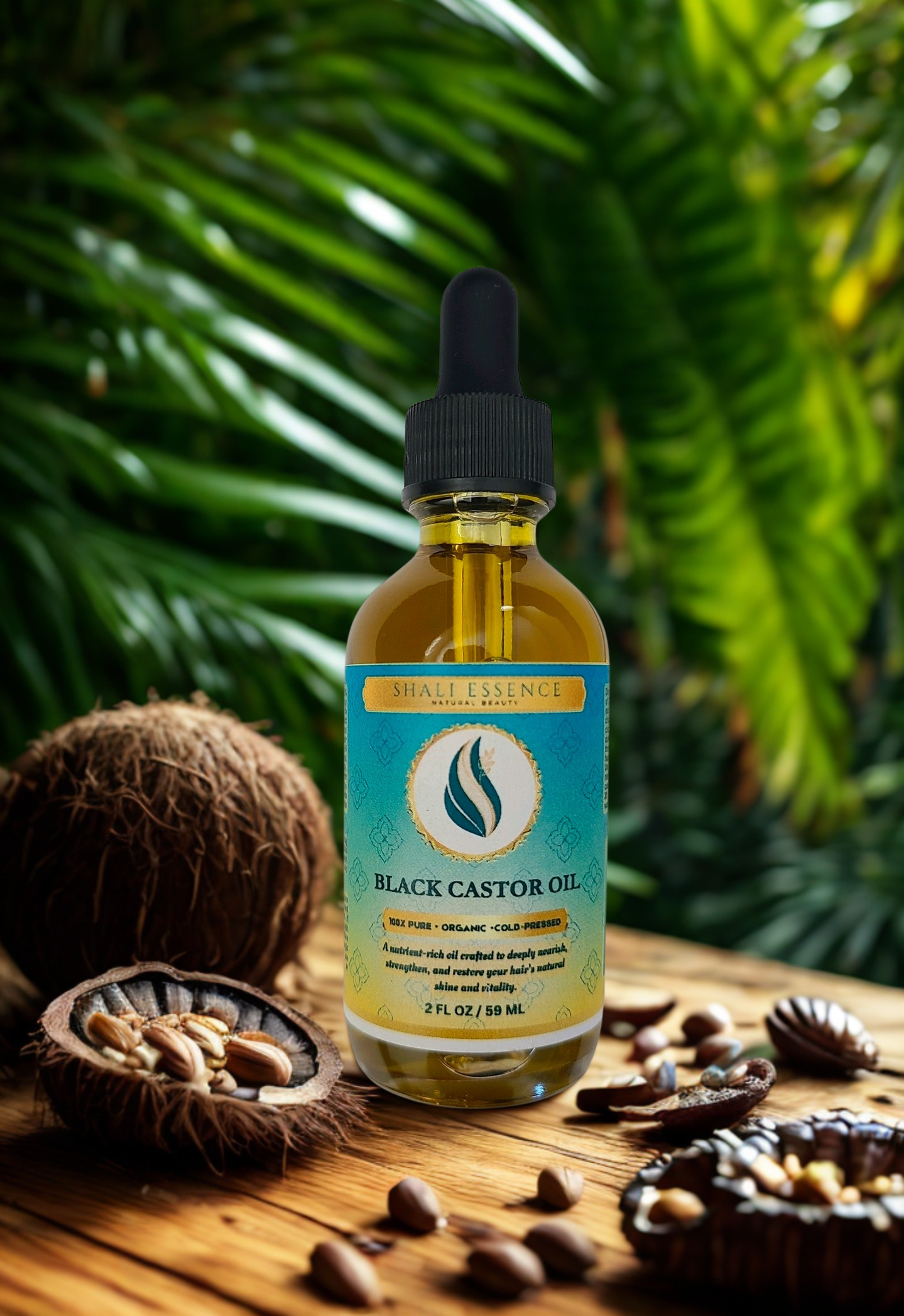 2 oz Black Castor Oil