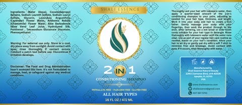 16 OZ Conditioning Shampoo 2 in 1