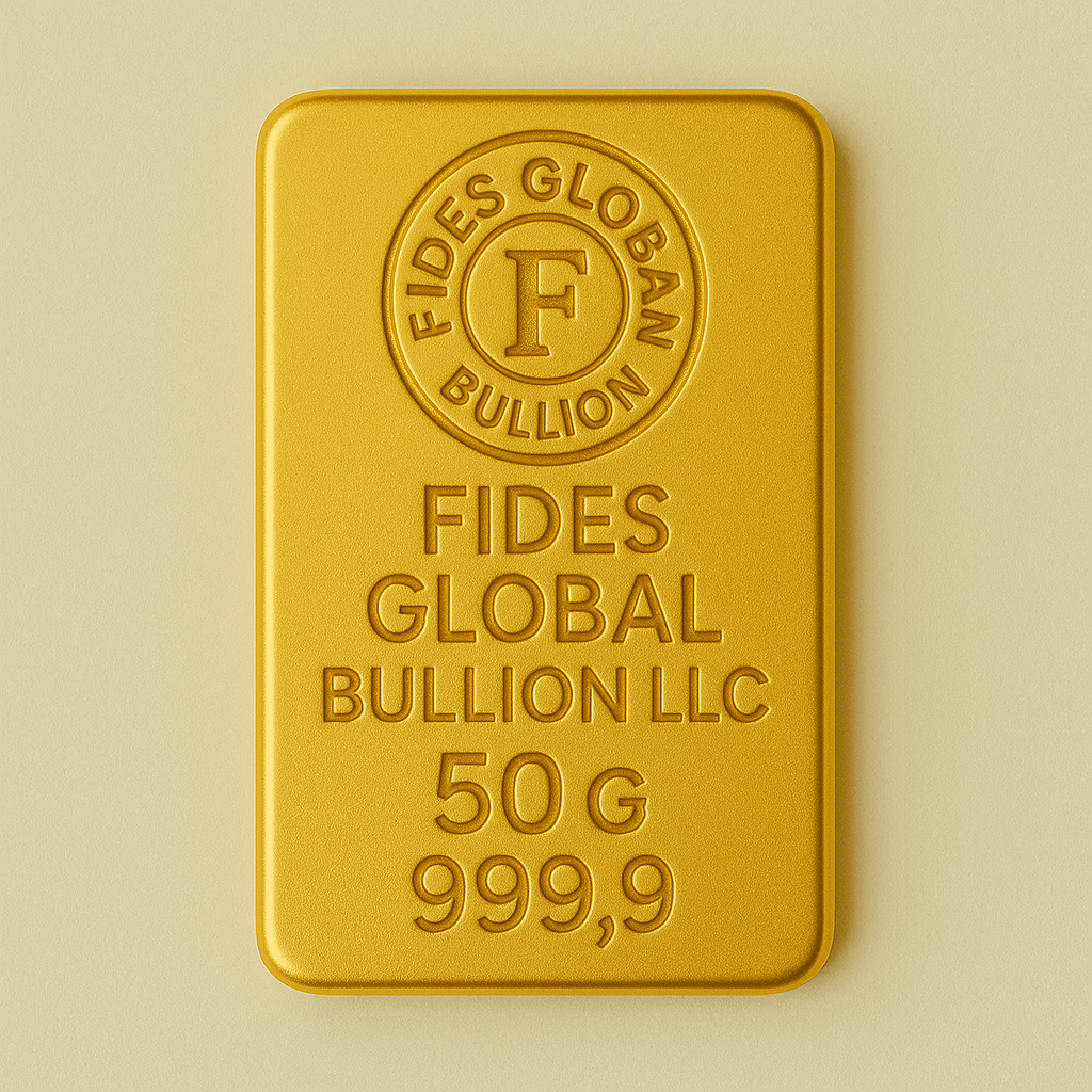 50g Gold Bullion Bar