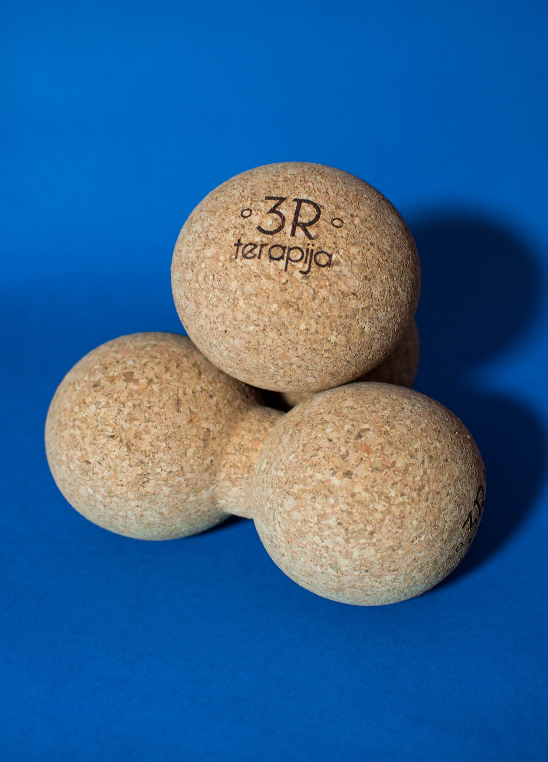 3R kamštinis masažo kamuoliukas(riešutas)