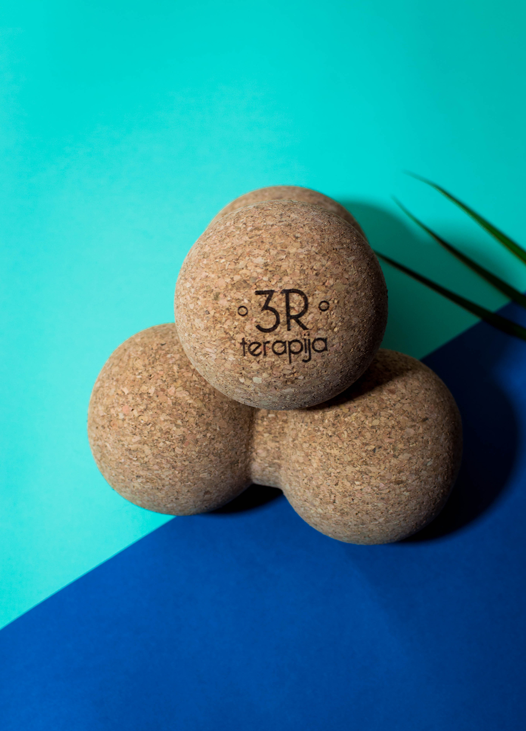 3R kamštinis masažo kamuoliukas(riešutas)