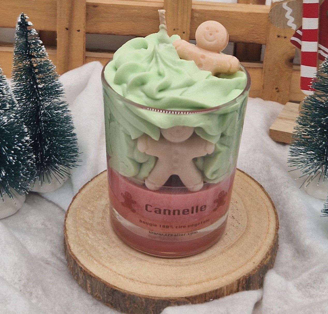 Bougie Bonhomme Pain d'Épice