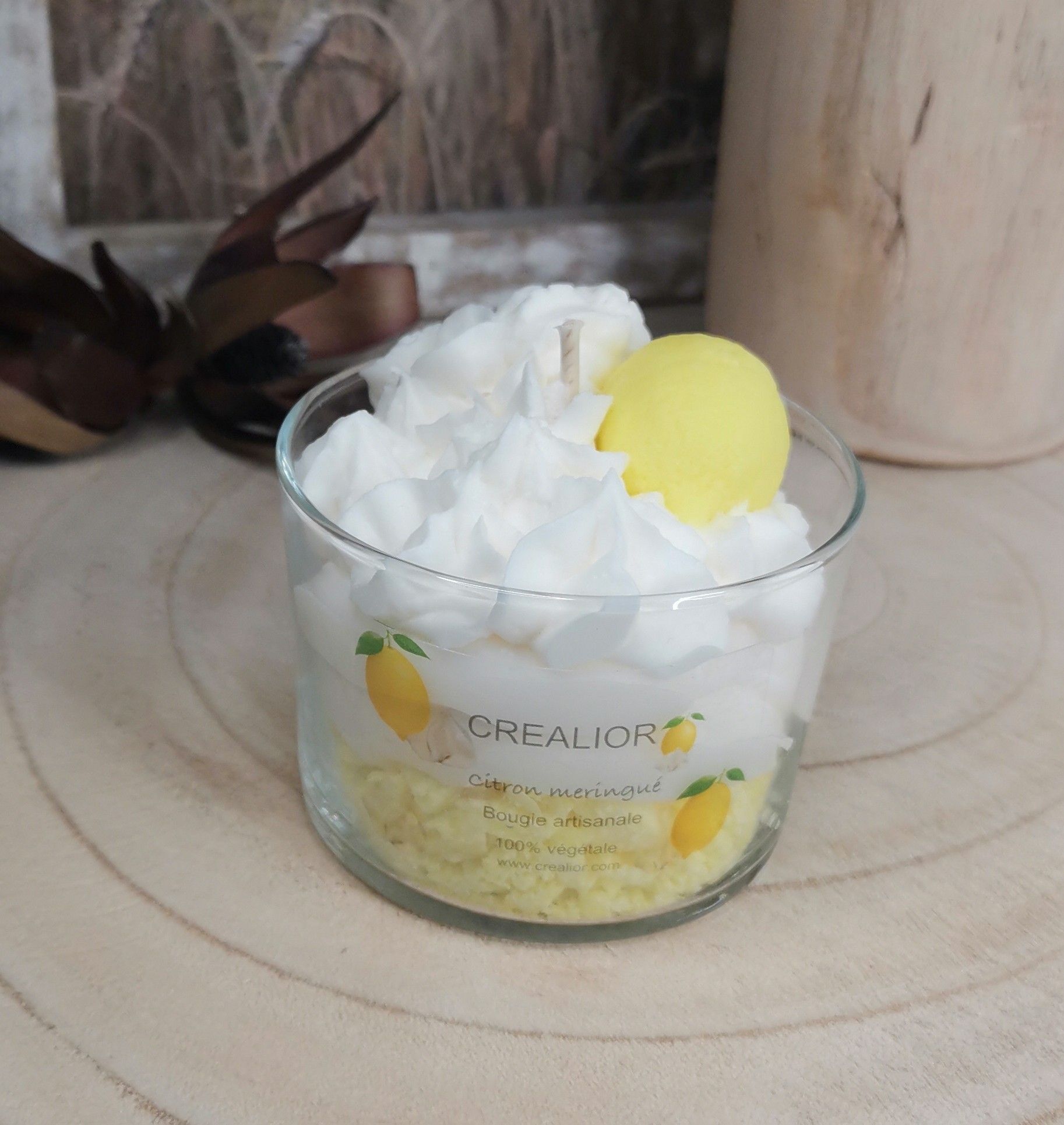 Bougie Citron Meringué