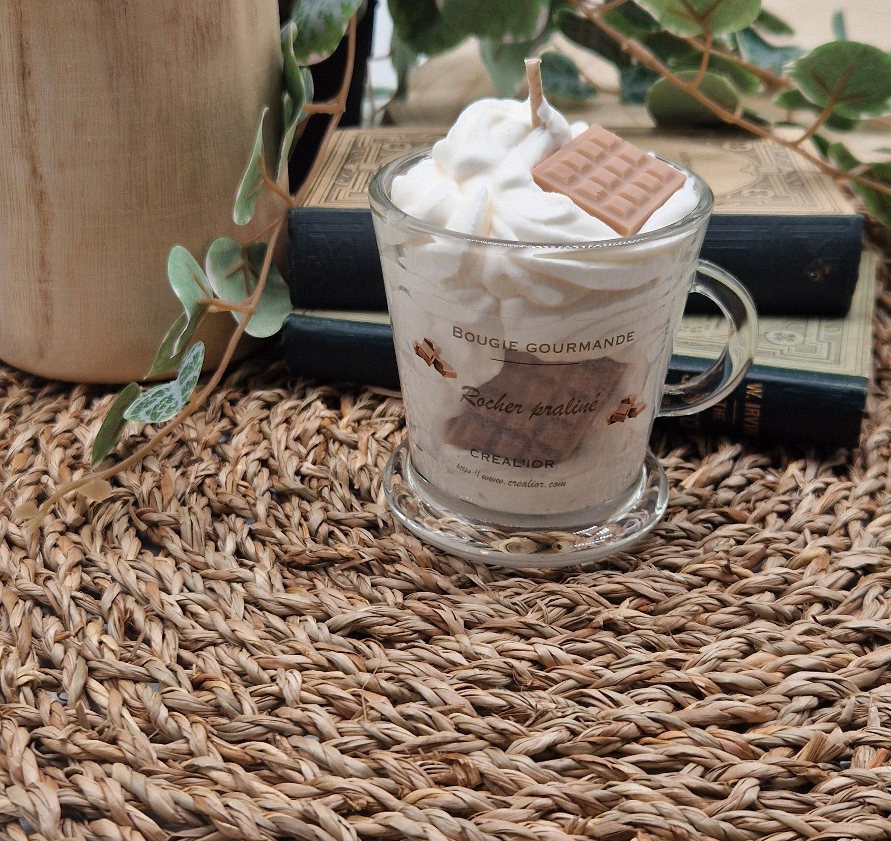 Bougie Mug Tablette Chocolat