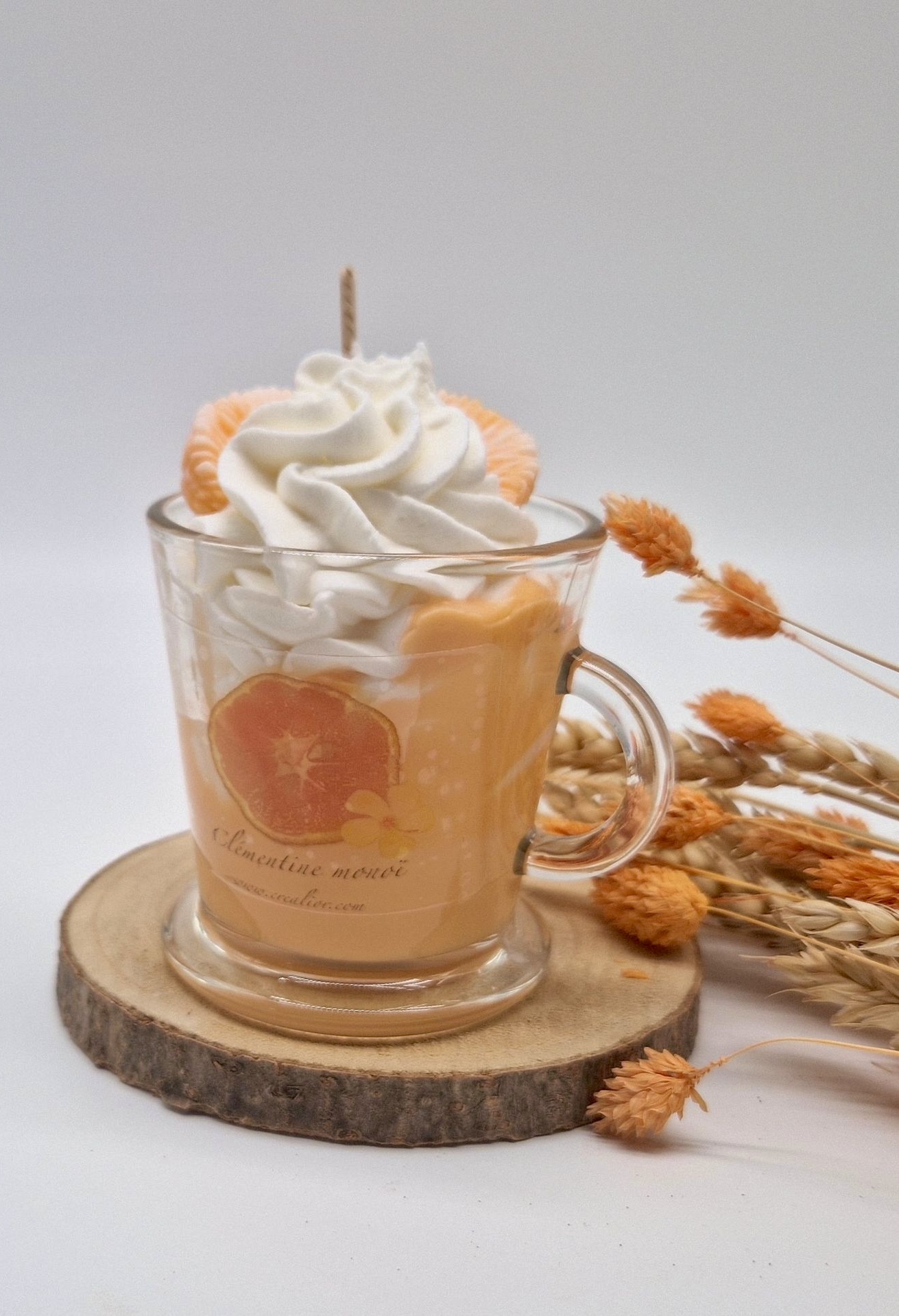 Bougie Mug Clémentine Monoï