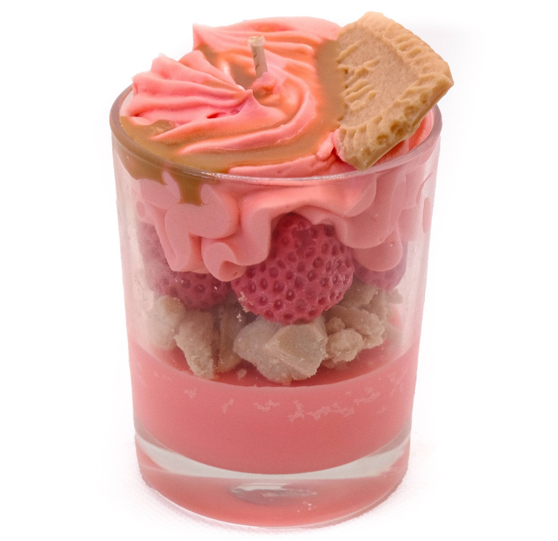 Bougie Crumble Spéculos Fraise