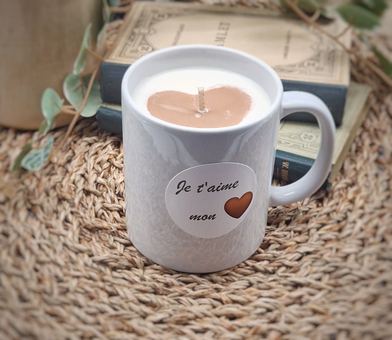 Bougie Mug Cœur