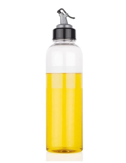 1L Oil Dispenser Bottle – Leak-Proof, Drip-Free Spout & Secure Lid – BPA-Free Clear Plastic for Cooking Oil & Vinegar