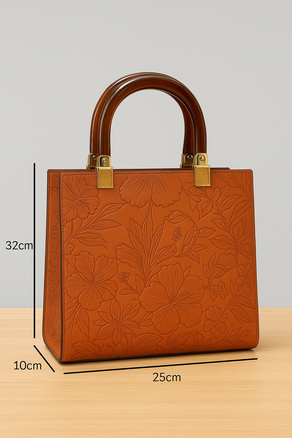 Acrylic Handle Women Bags