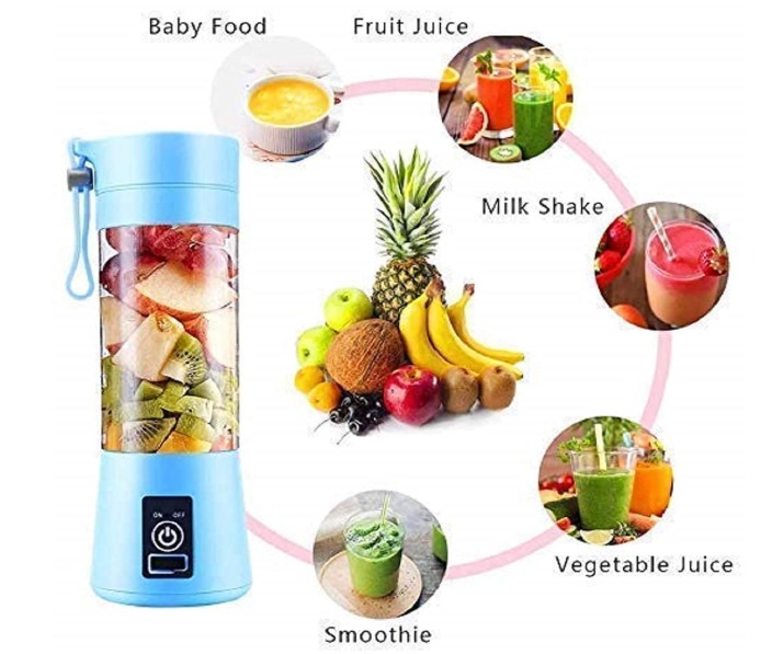 USB Rechargeble Portable Blender - Travel juicer with mobile charging port