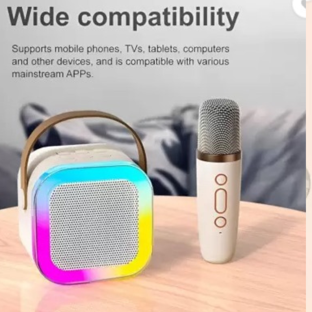 Wireless Karaoke Speaker and Microphone Set