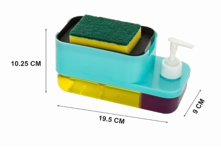 Multifunctional Soap Dispenser with Sponge Holder