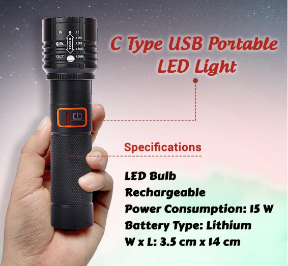 LED Tactical Flashlight