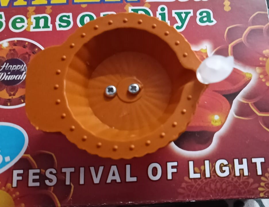 12 Pcs Water Sensor LED Diyas | Flameless & Smokeless Electric Diya Lights for Diwali, Christmas, New Year, Home Decor