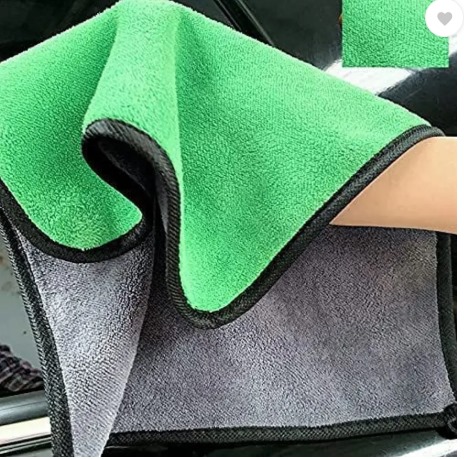 Microfiber Cleaning Cloth  - 1 pc - 40x40cm - Thick Lint & Streak Dry Microfiber Cleaning Cloth