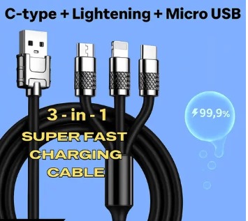 3-in-1 Multi USB Charging Cable