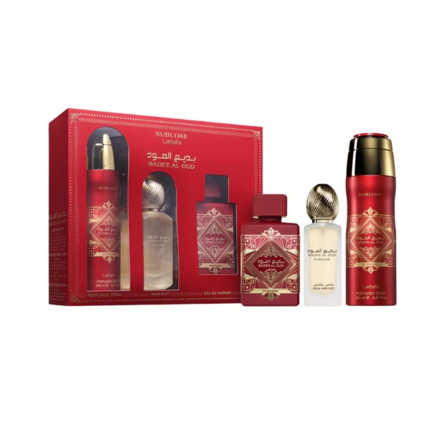 BADE'E AL OUD SUBLIME SET 3 FRAGANCIAS