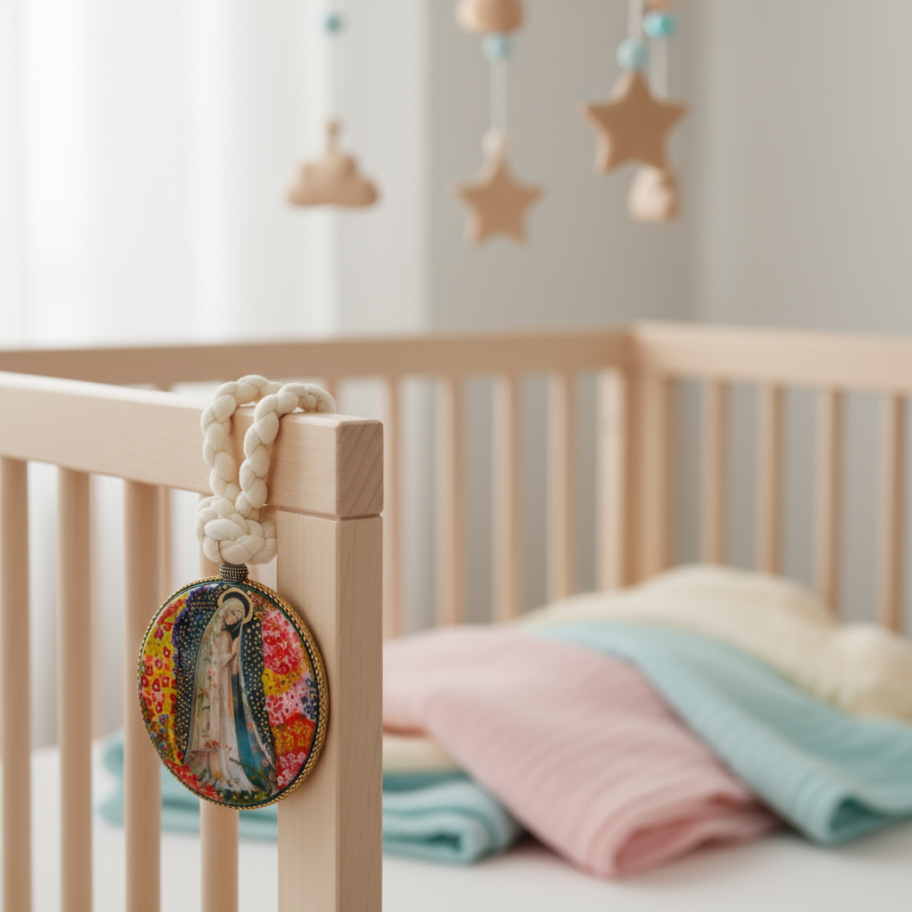 Medallón decorativo Virgen María 03