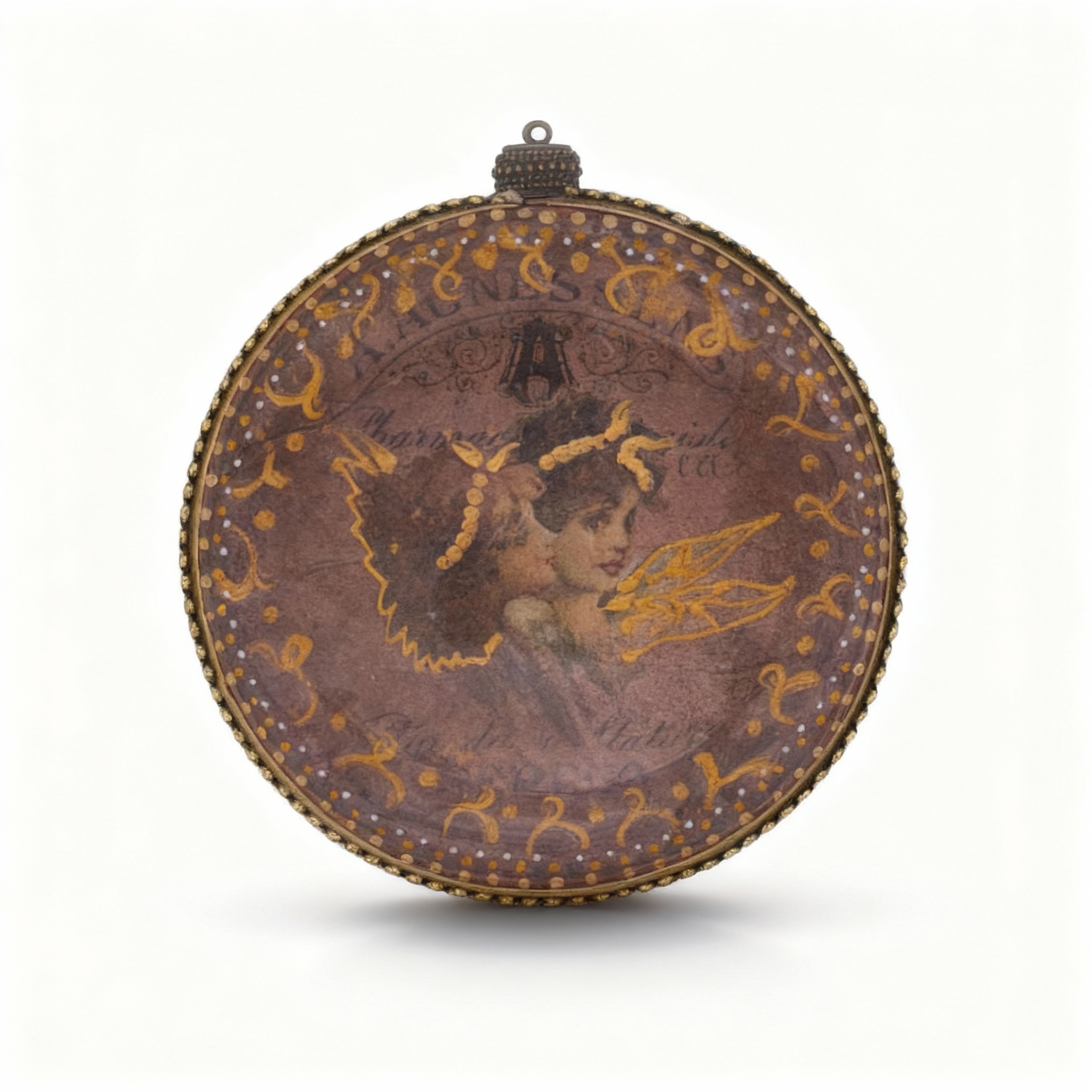 Medallón decorativo Ángeles Vintage 09