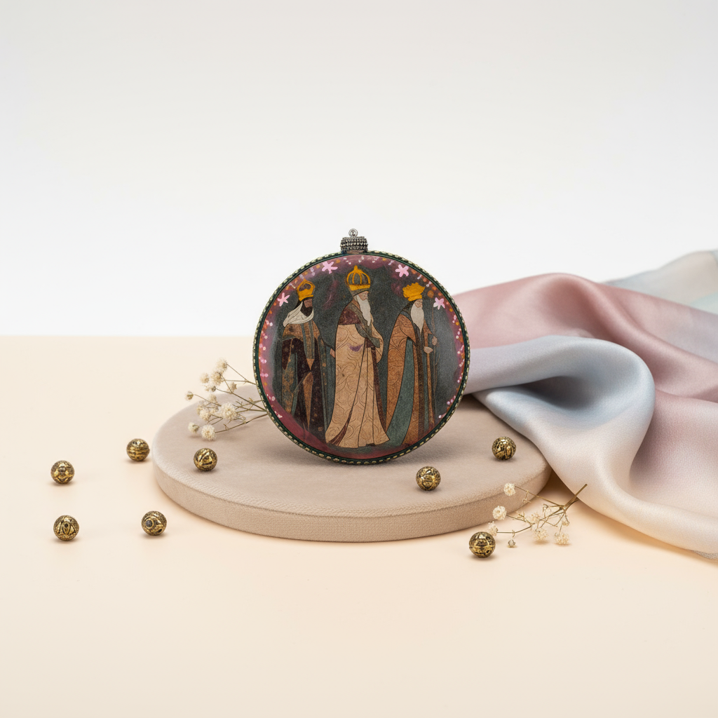 Medallón decorativo Reyes Magos 07