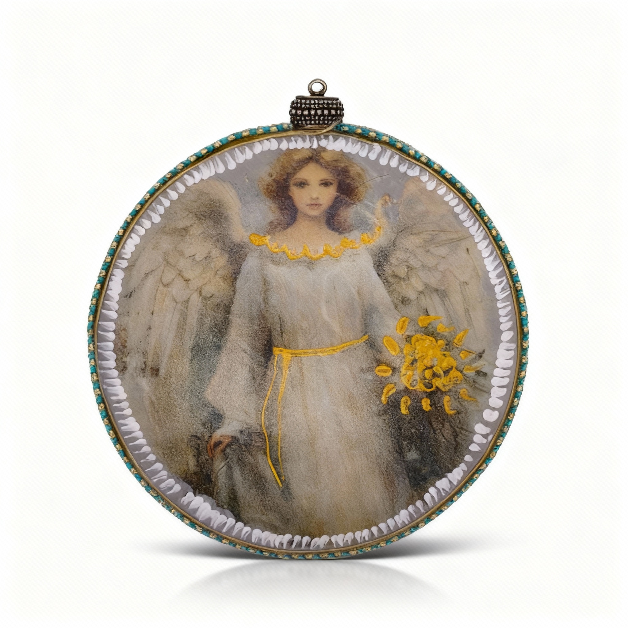 Medallón decorativo Ángeles 03